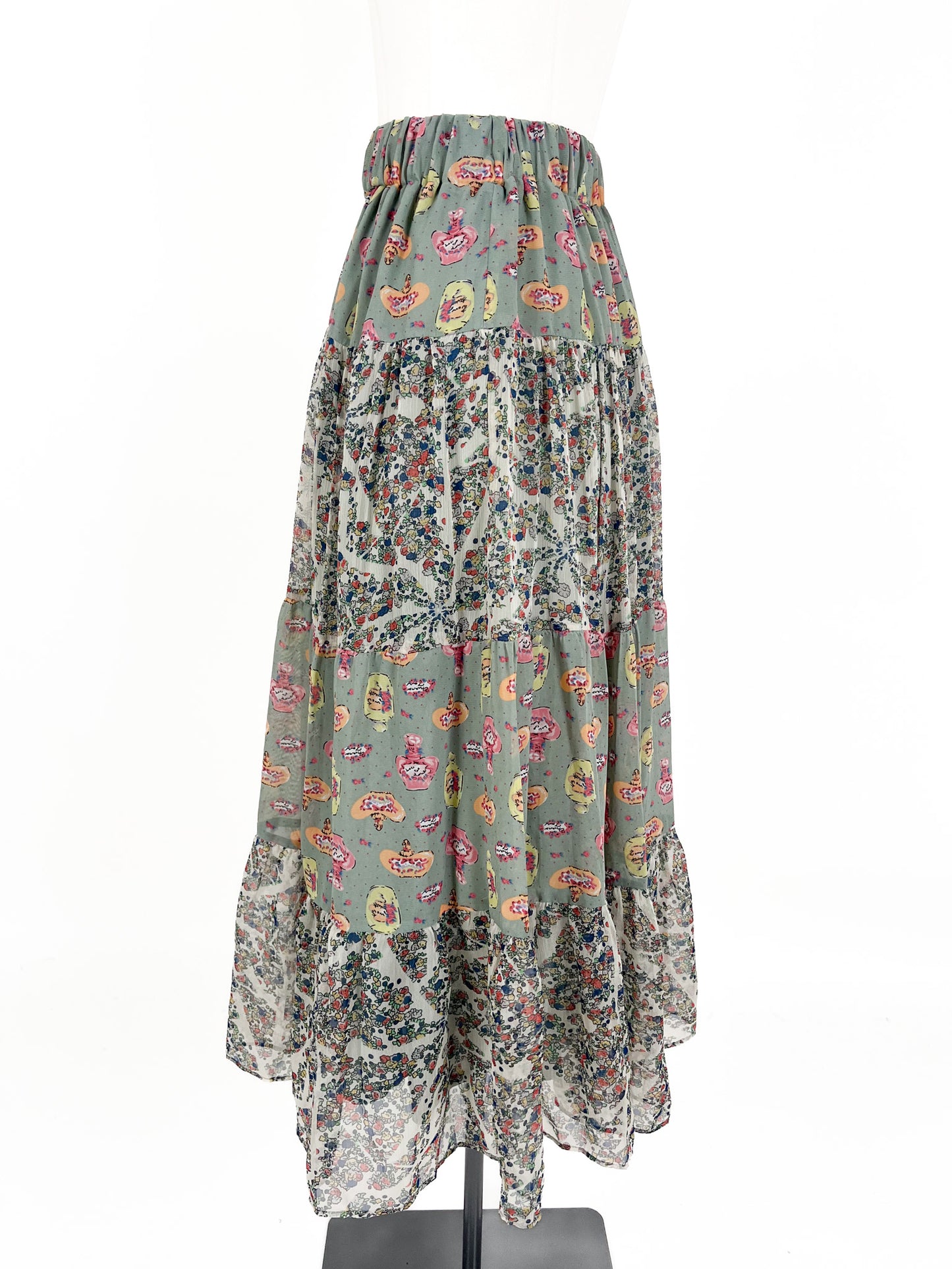 Ochirly | Green Casual Skirt | Size XS