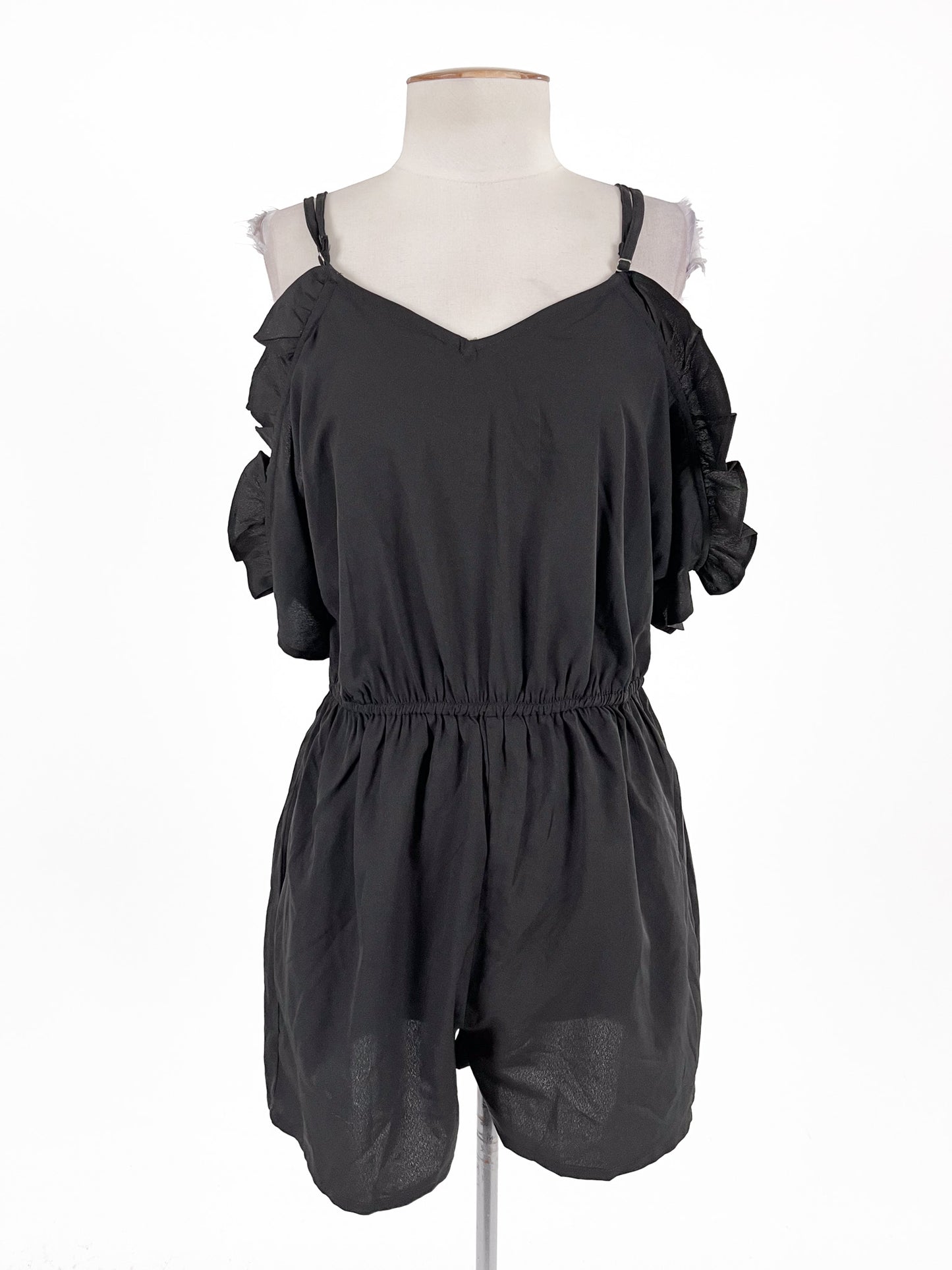 Boohoo | Black Casual Playsuit | Size 8