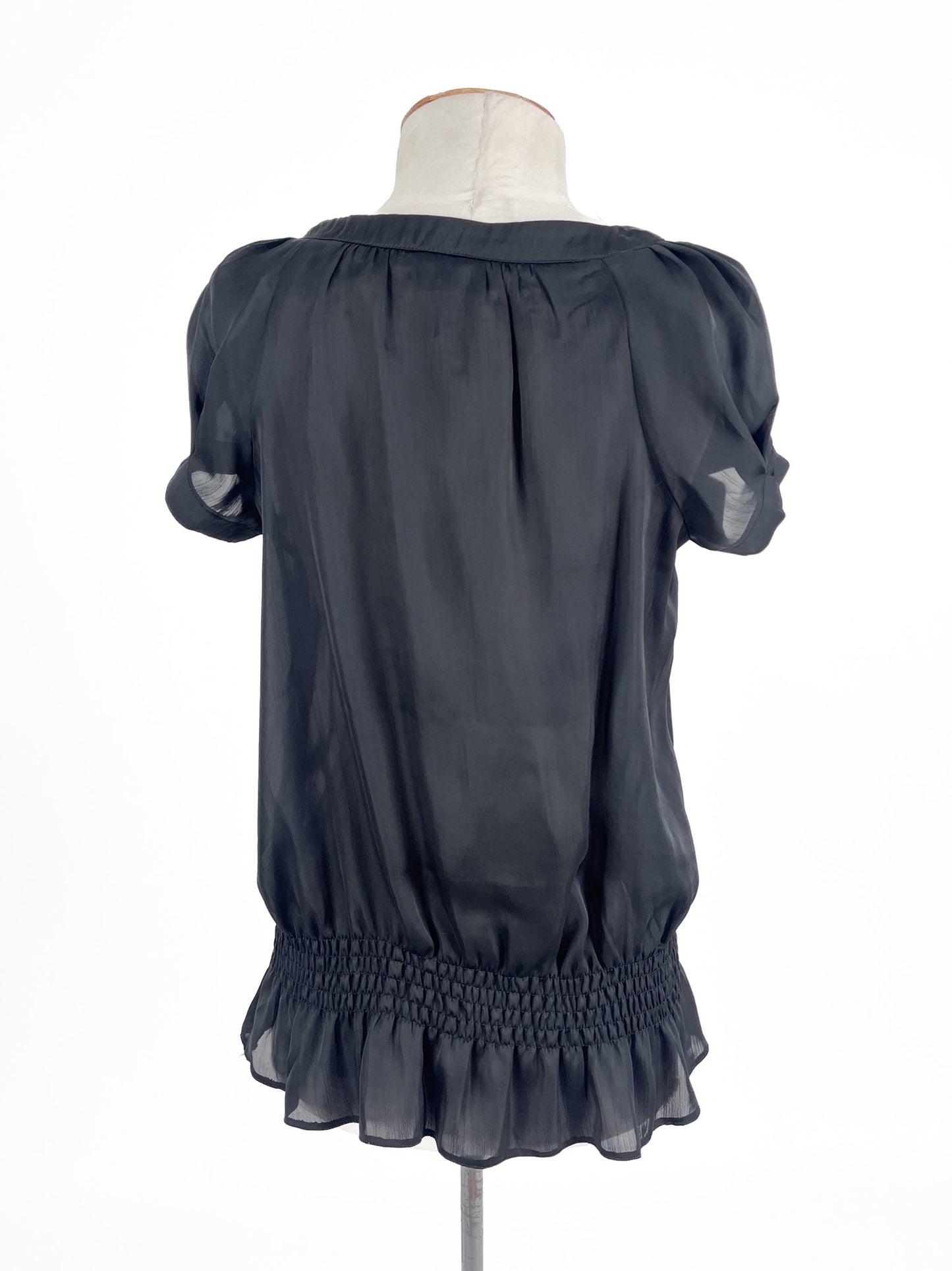 River Island | Black Casual Top | Size 8