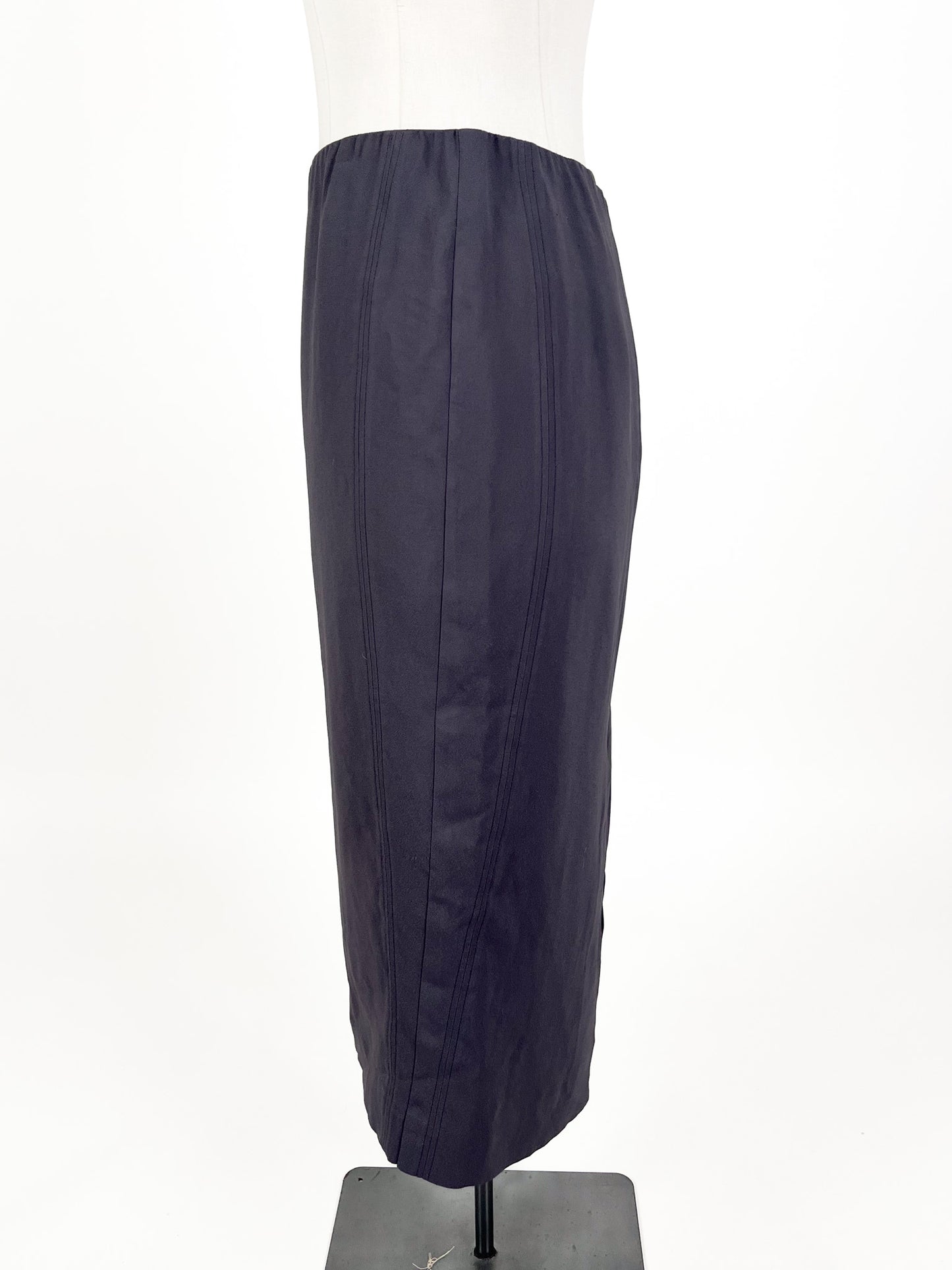 COS - Grey Midi Skirt (Size 14)