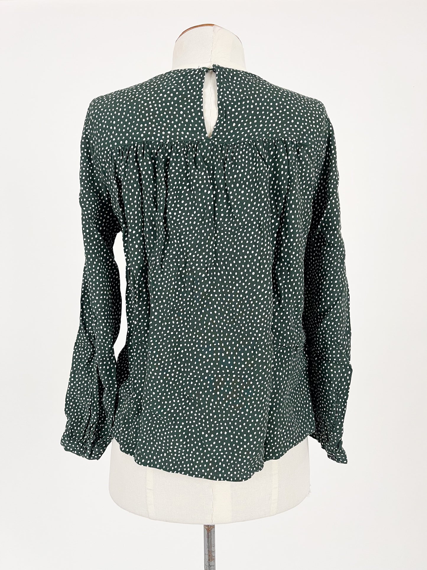 H&M | Green Workwear Top | Size 8