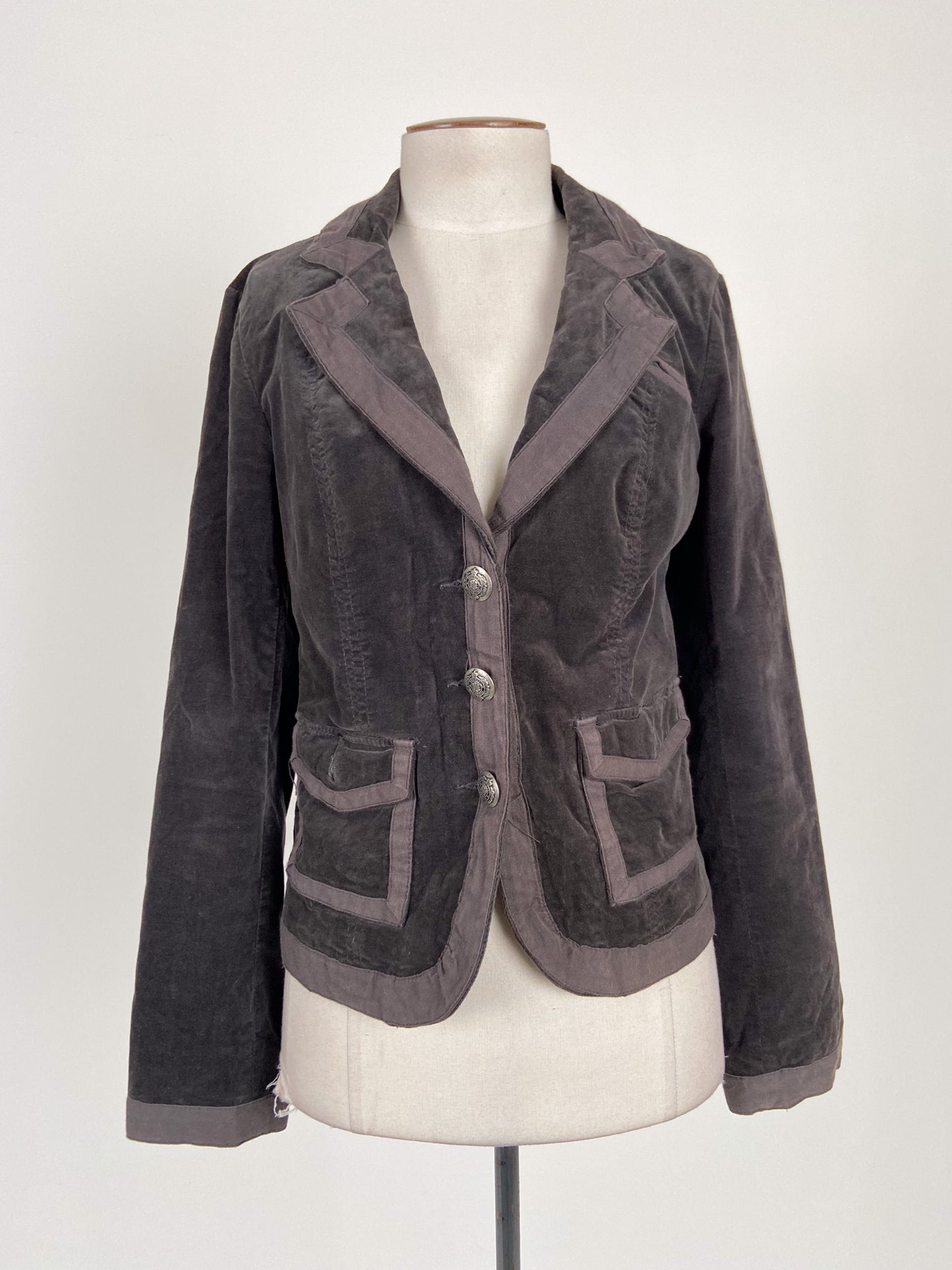 Just Jeans | Grey Casual Jacket | Size 10