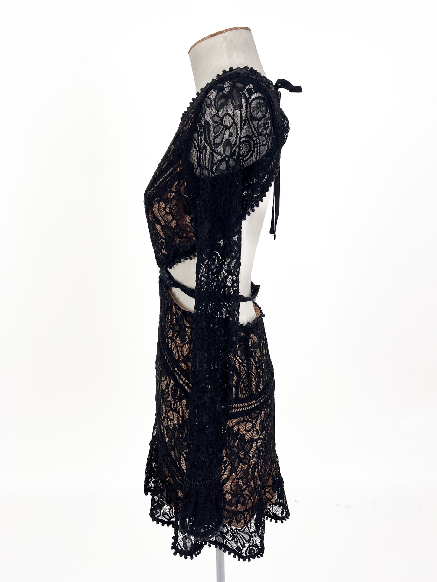 For Love & Lemons | Black Cocktail Dress | Size S