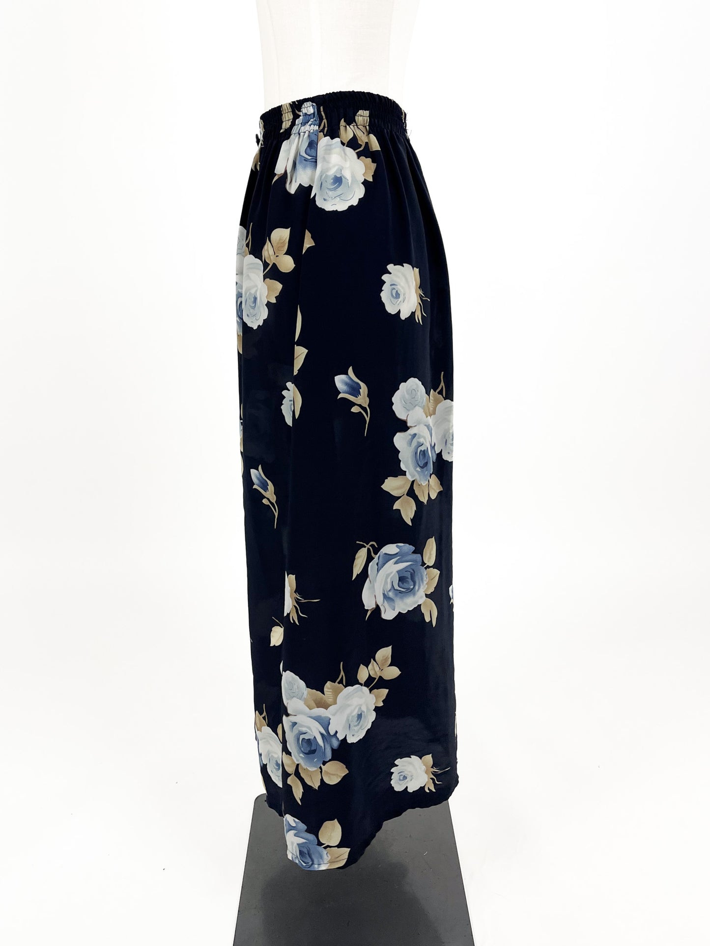 Eves St Clair - Navy Midi Skirt (Size 10)