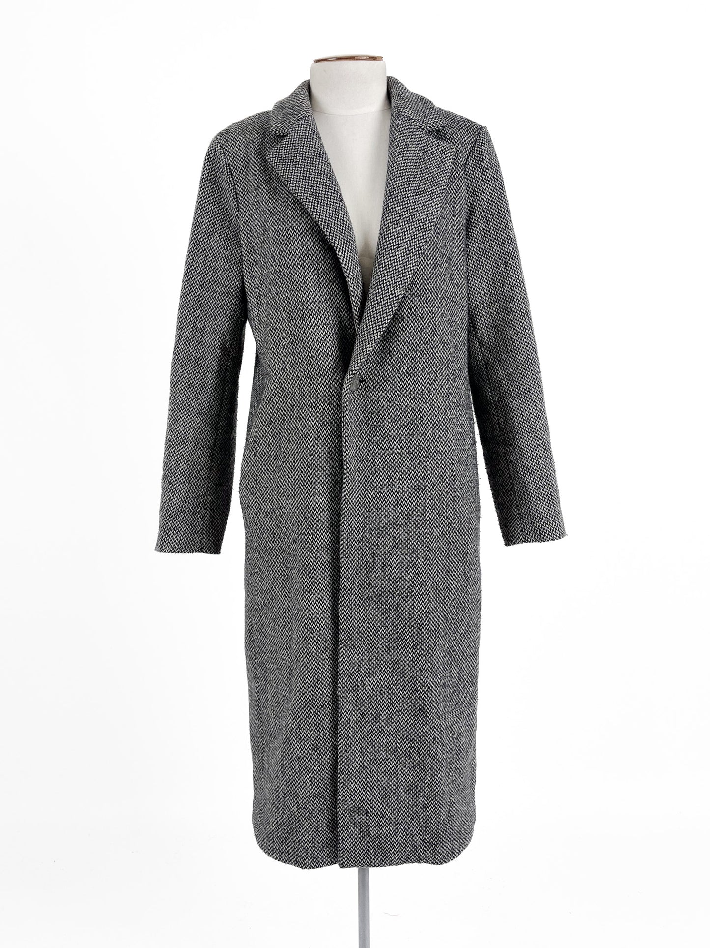 Liam | Grey Casual Coat | Size 8