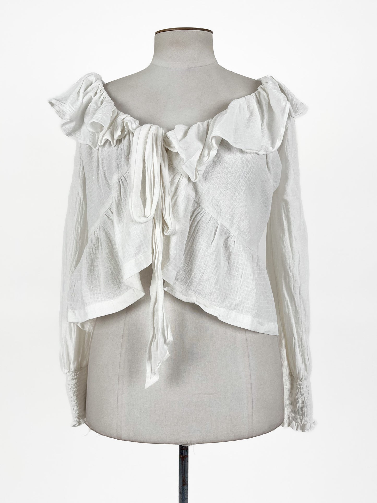 Blak Luxe | White Top | Size 10
