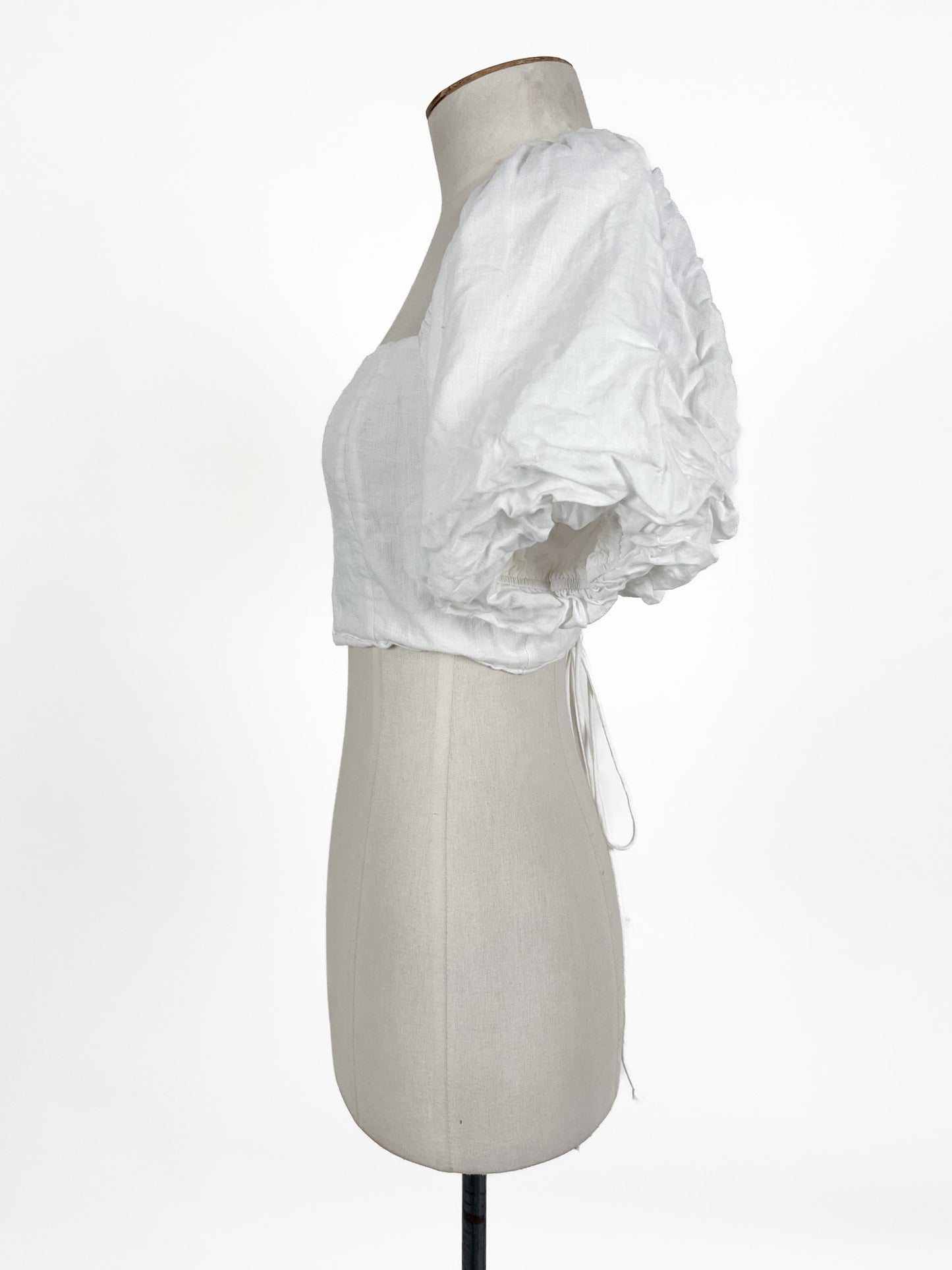 Dissh | White Casual Top | Size 8
