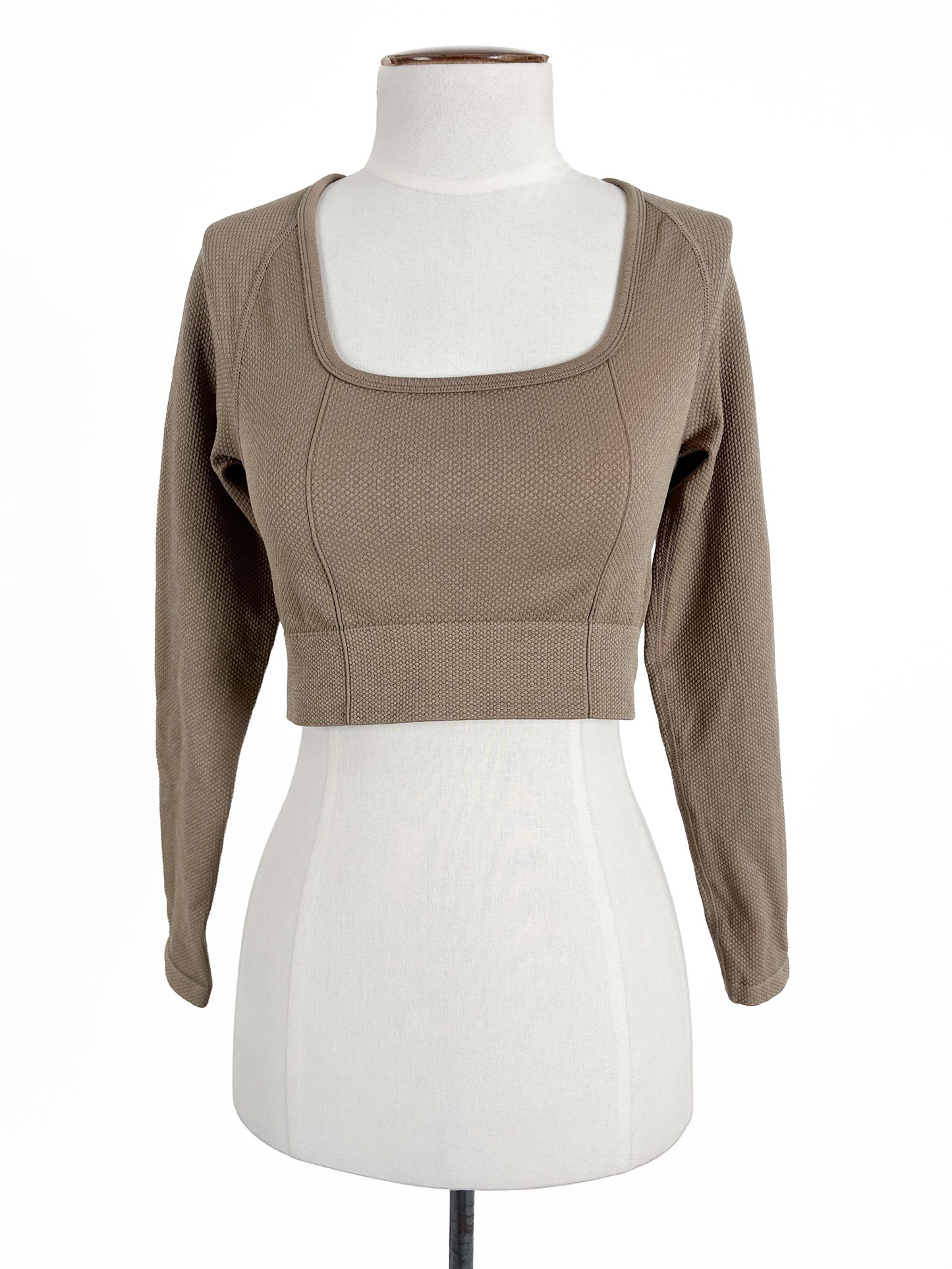 Aim'n | Brown Casual Activewear Top | Size S