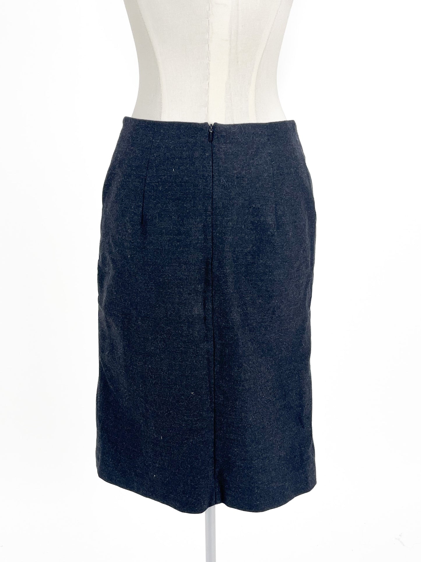 Karen Walker | Grey Workwear Skirt | Size 8