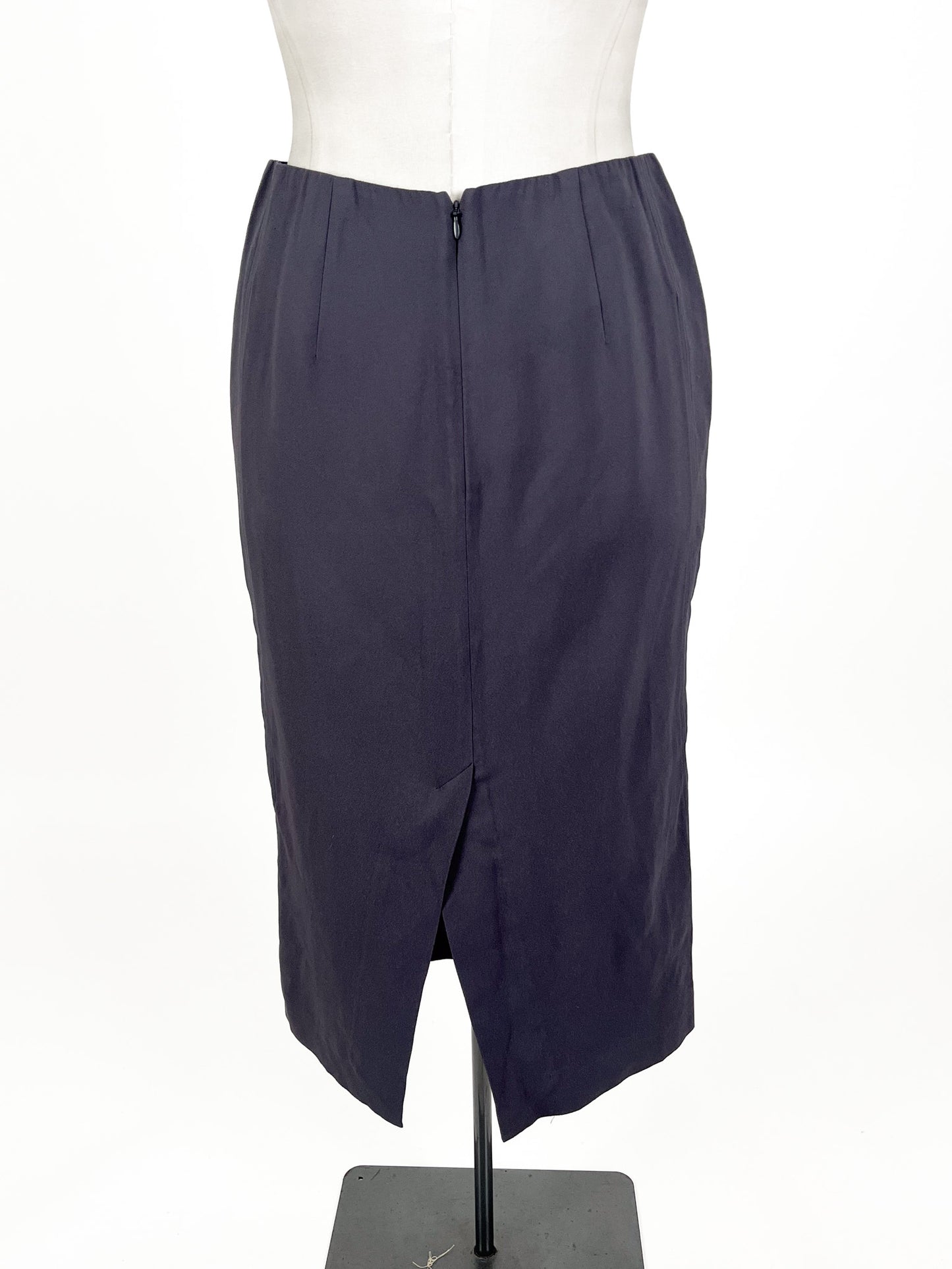 COS - Grey Midi Skirt (Size 14)