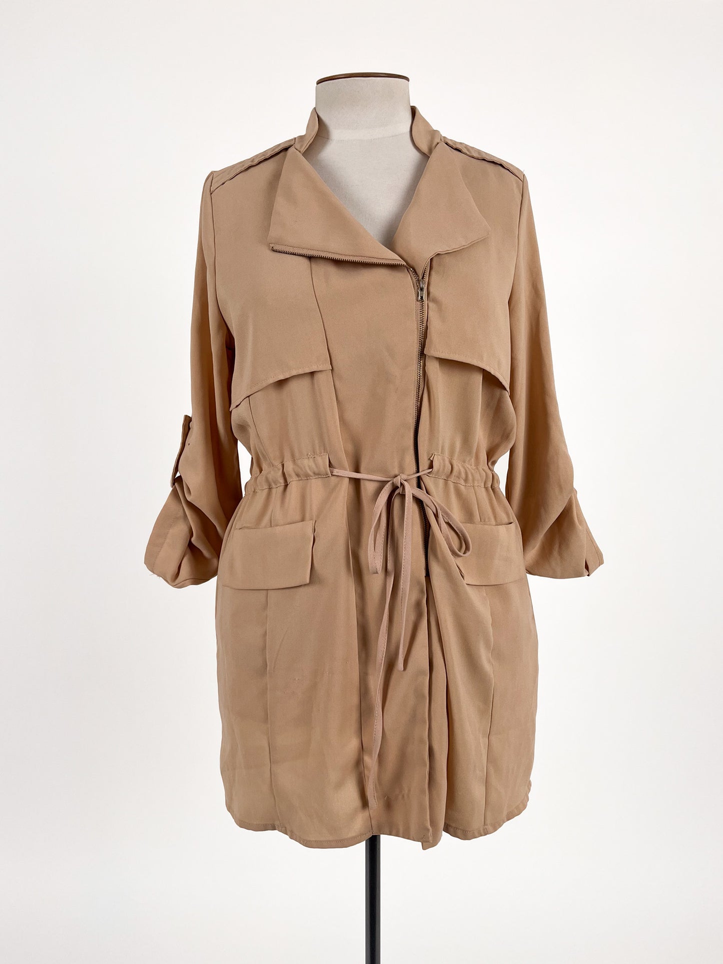 Mirrou | Beige Casual Jacket | Size 8