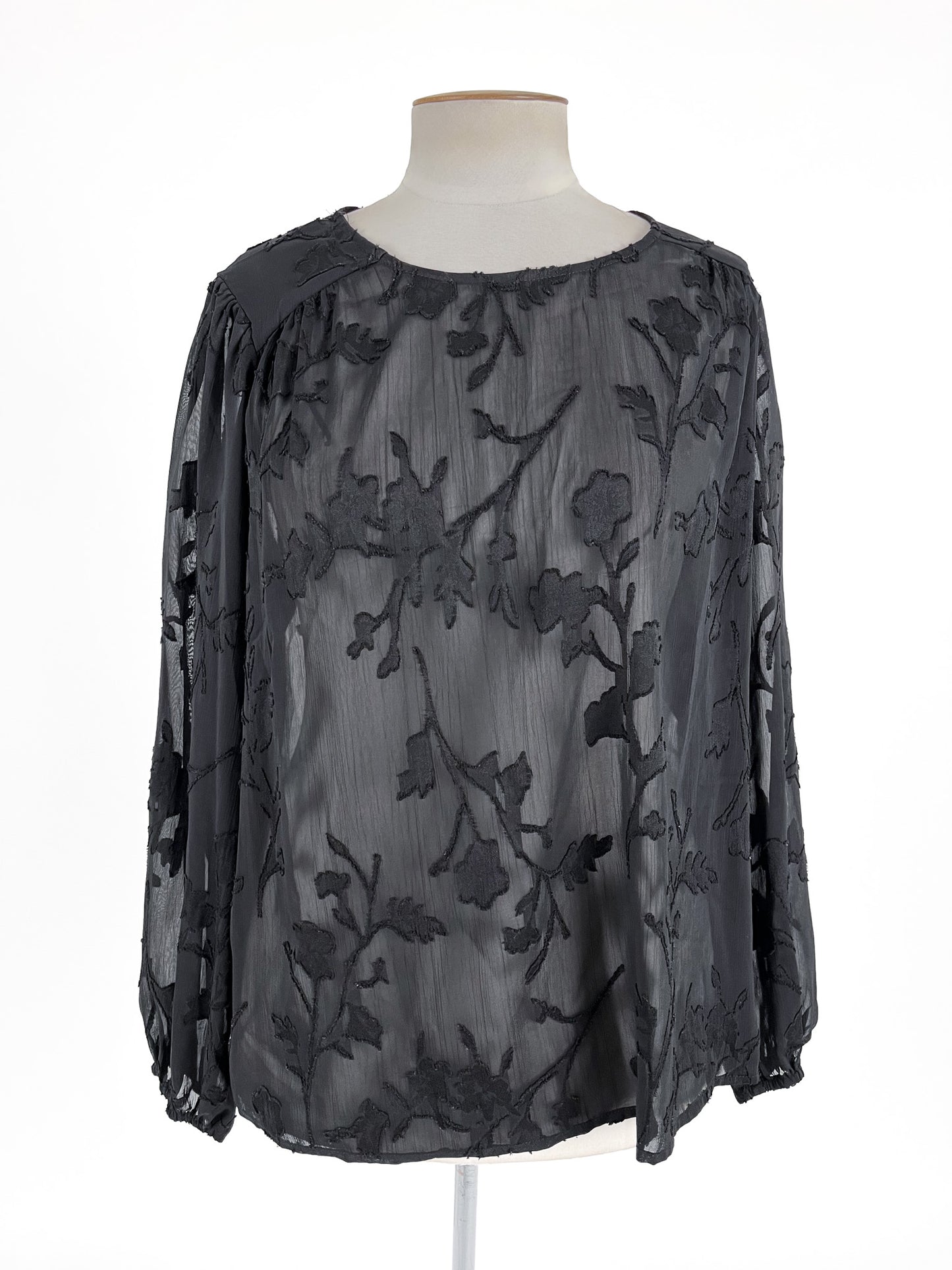 Pagani | Black Casual Top | Size 16