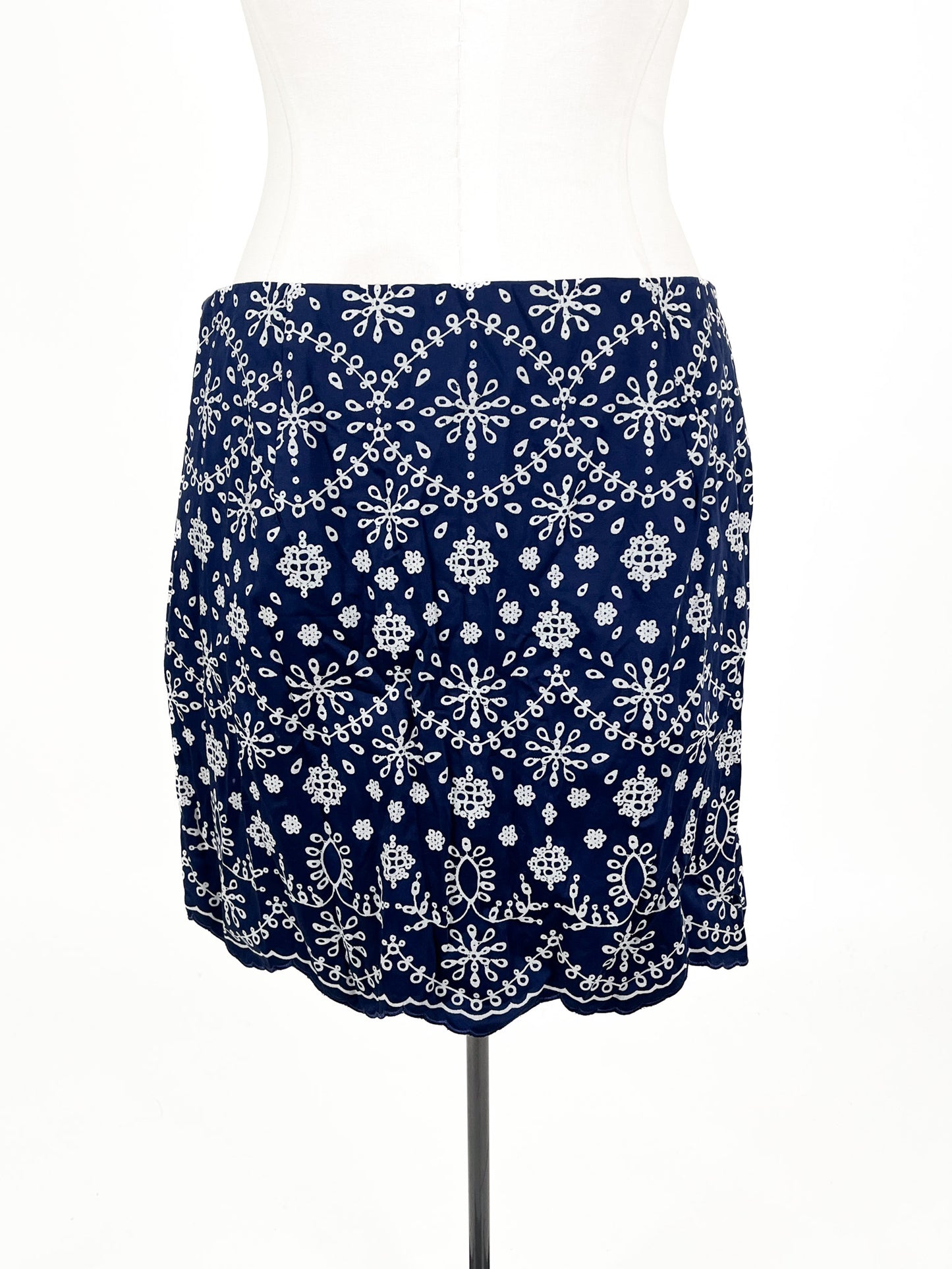Shelli Segal - Blue Mini Skirt (Size L)