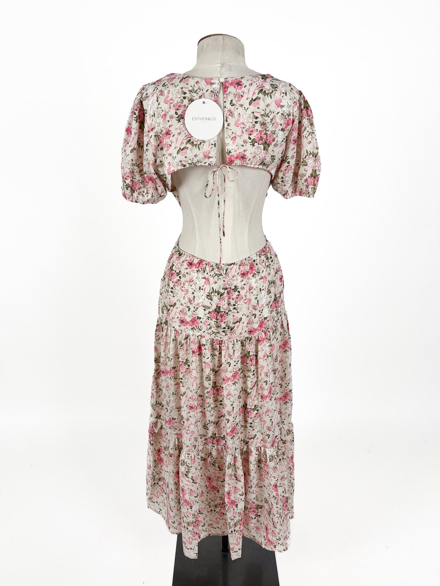 Ruby Sees - Multicoloured Maxi Dress (Size 10)