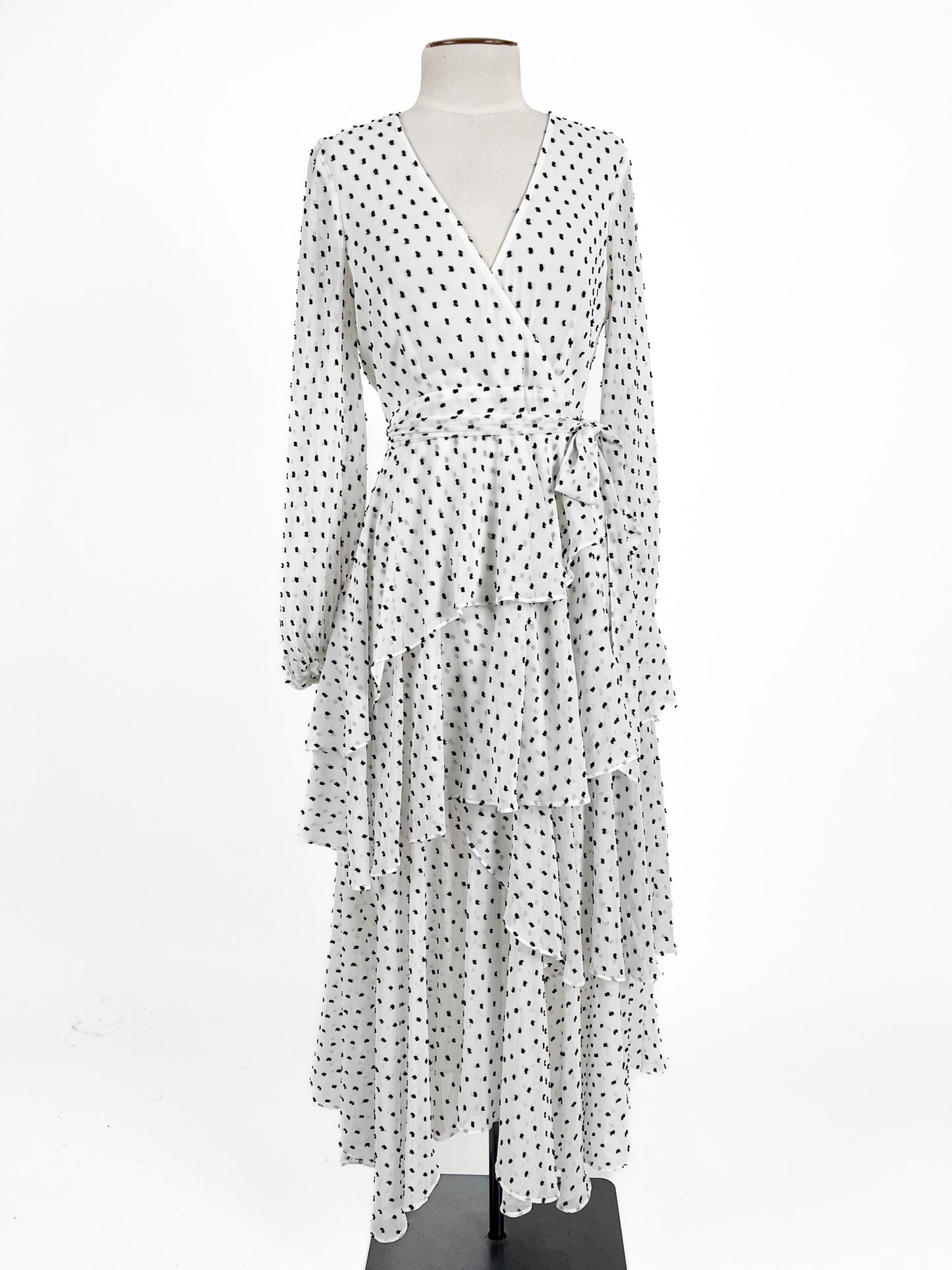 Shona Joy | White Casual Dress | Size 8
