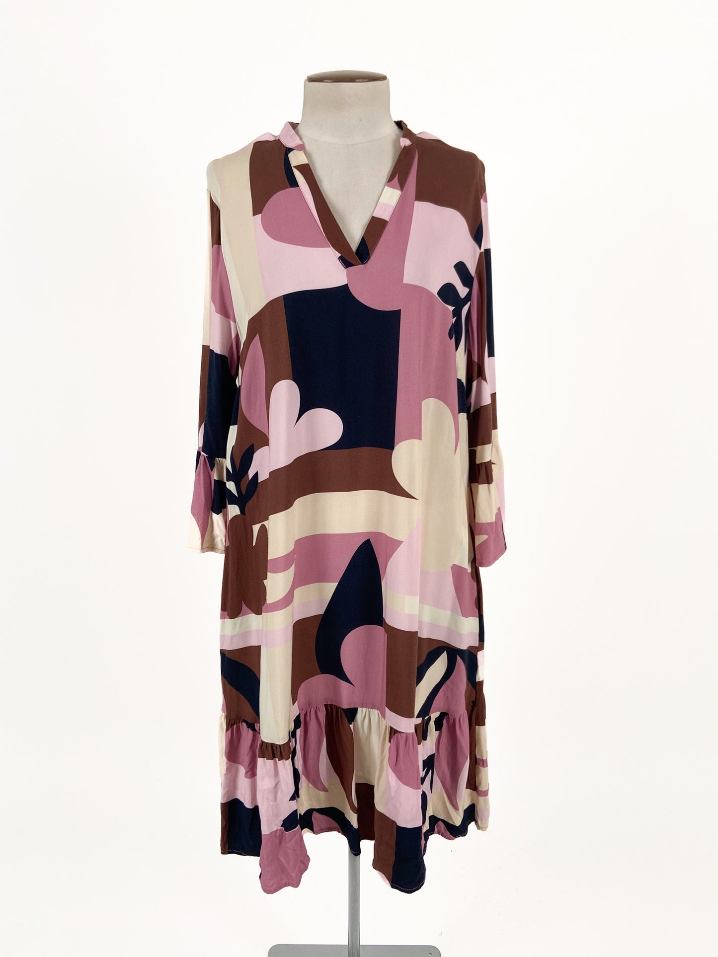 Elm | Multicoloured Casual Dress | Size 10
