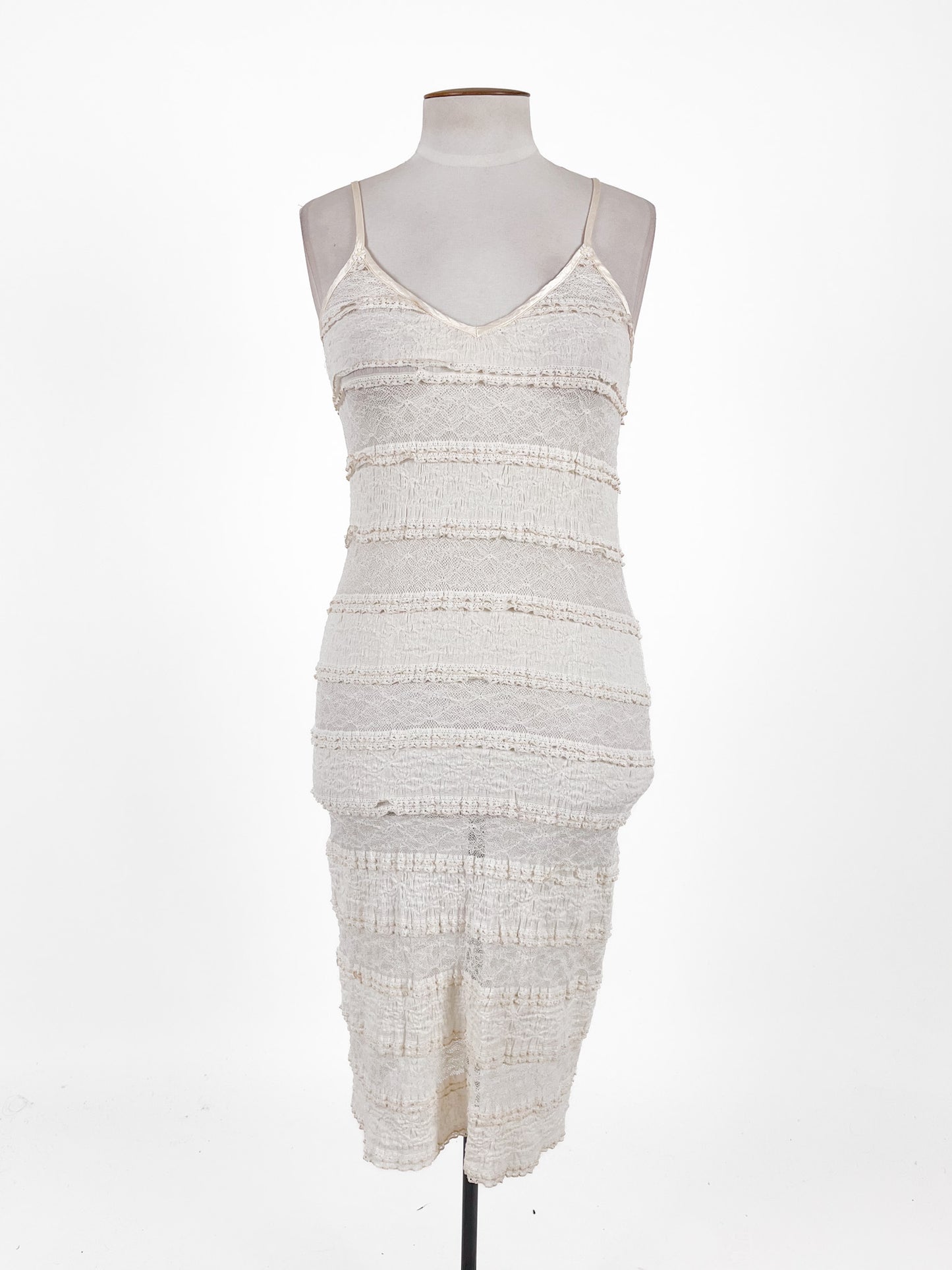 Bettie Monroe | White Casual/Cocktail Dress | Size M