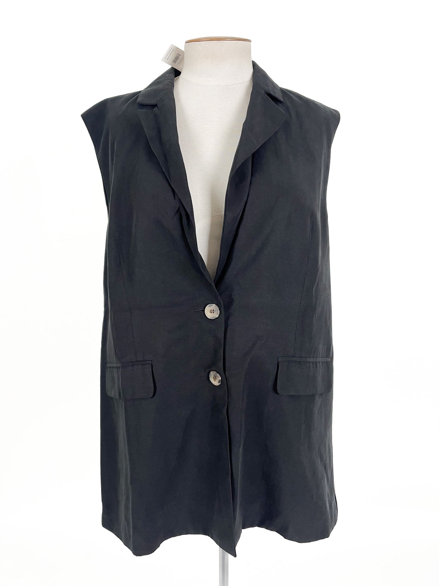 Dear Sutton | Black Cocktail Top | Size 14