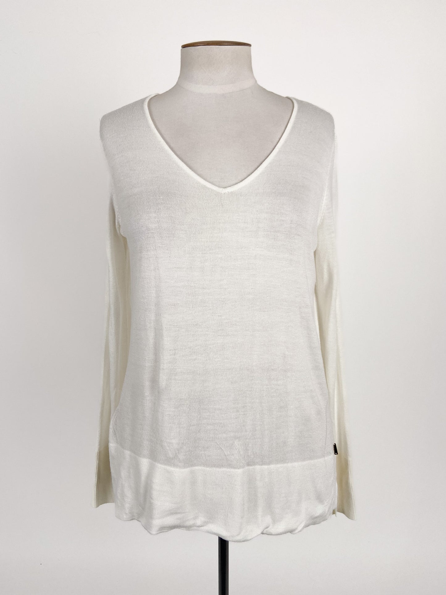 Jake's Collection | White Casual/Workwear Top | Size 12
