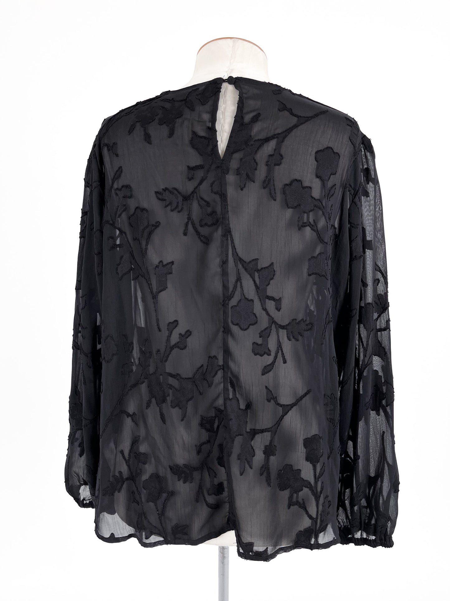 Pagani | Black Casual Top | Size 16