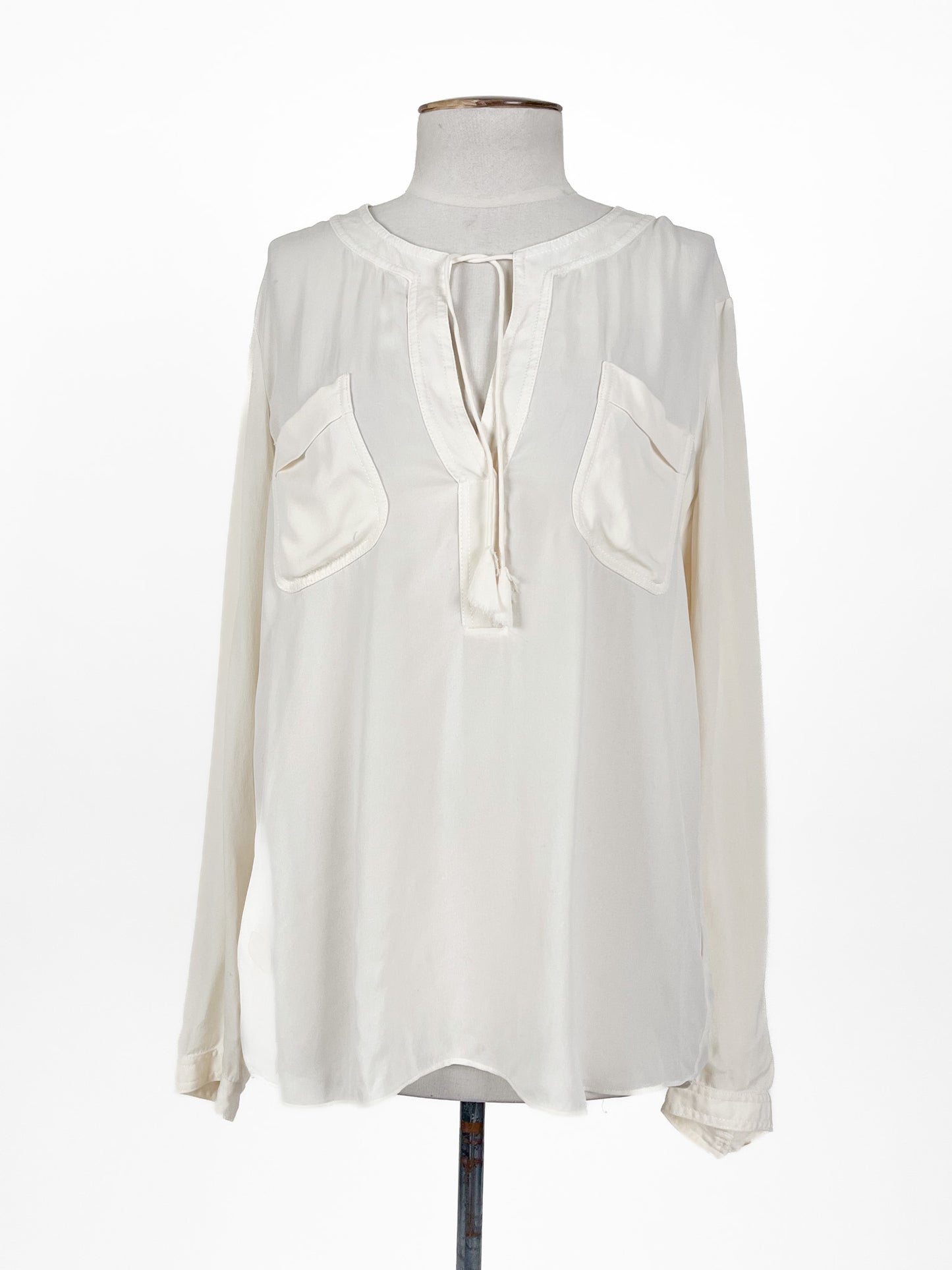 Rebecca Taylor | White Casual Top | Size 10