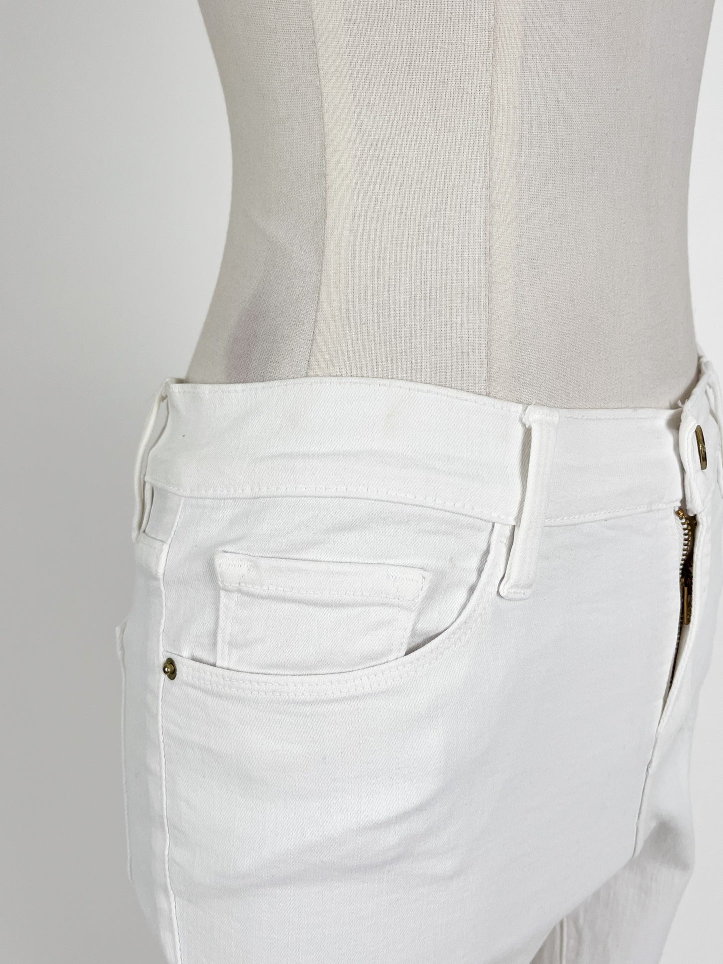 Frame Denim | White Casual Jeans | Size 10