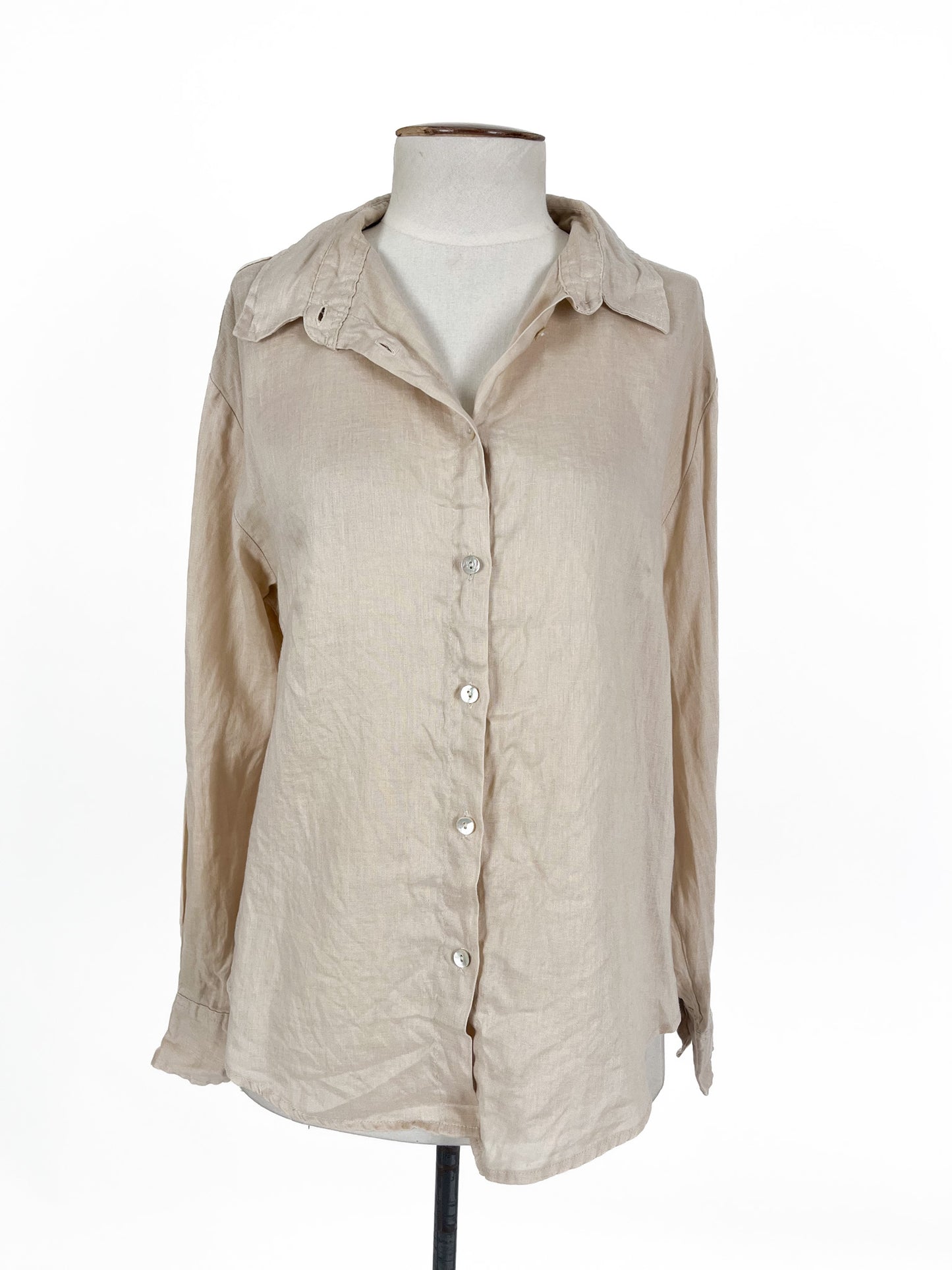 Atmos & Here | Beige Casual Top | Size 6
