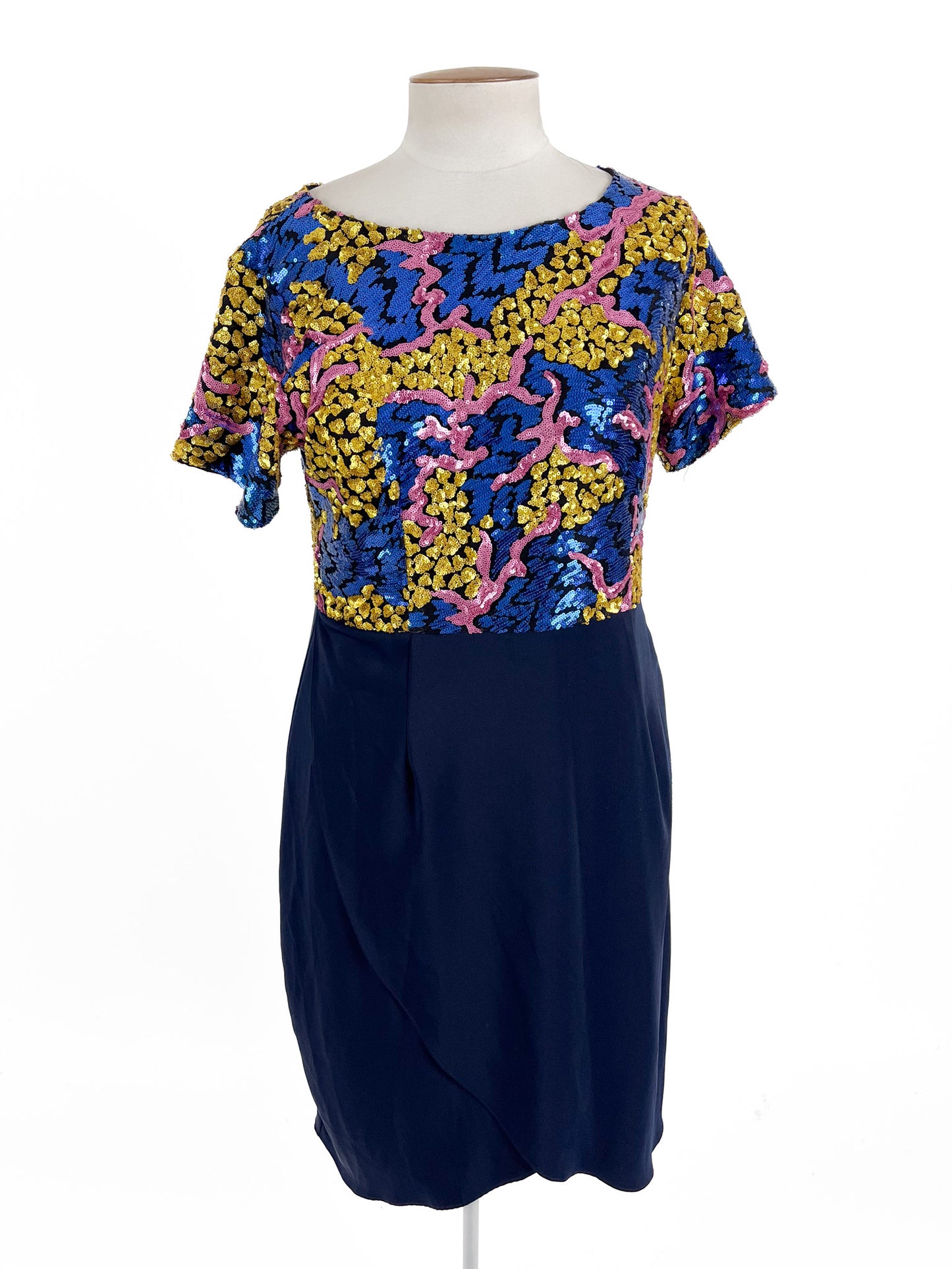 Augustine | Multicoloured Cocktail/Workwear Dress | Size L