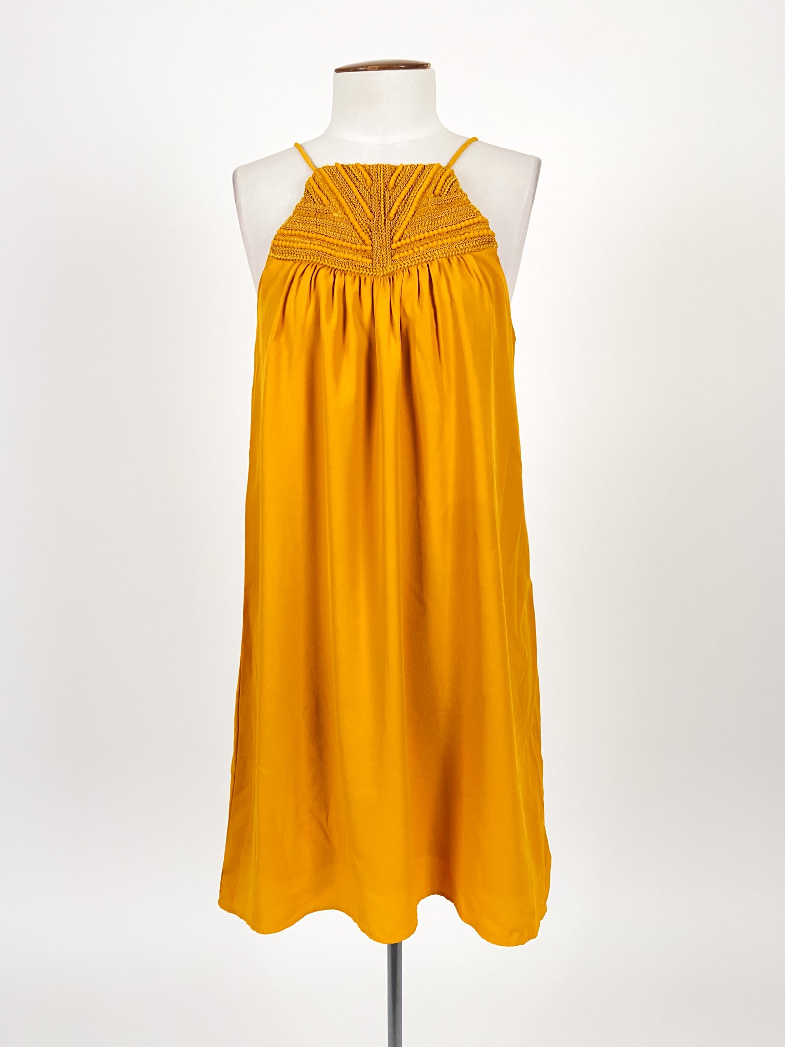 H&M Yellow Casual Dress Size S & Again