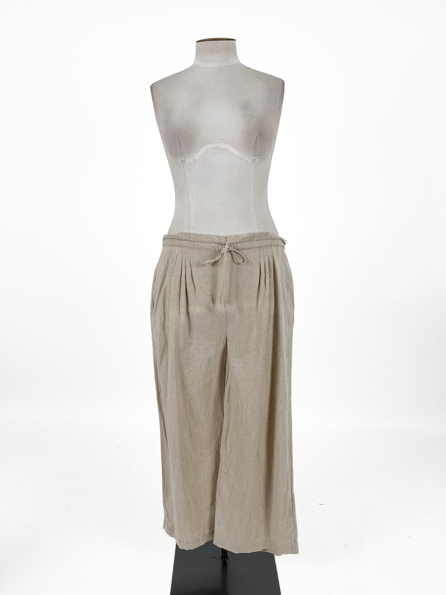 WIXII | Beige Wide leg Pants | Size S