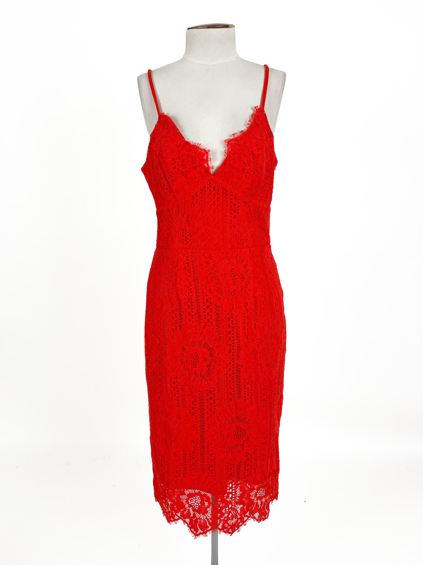 Atmos & Here | Red Cocktail Dress | Size 10