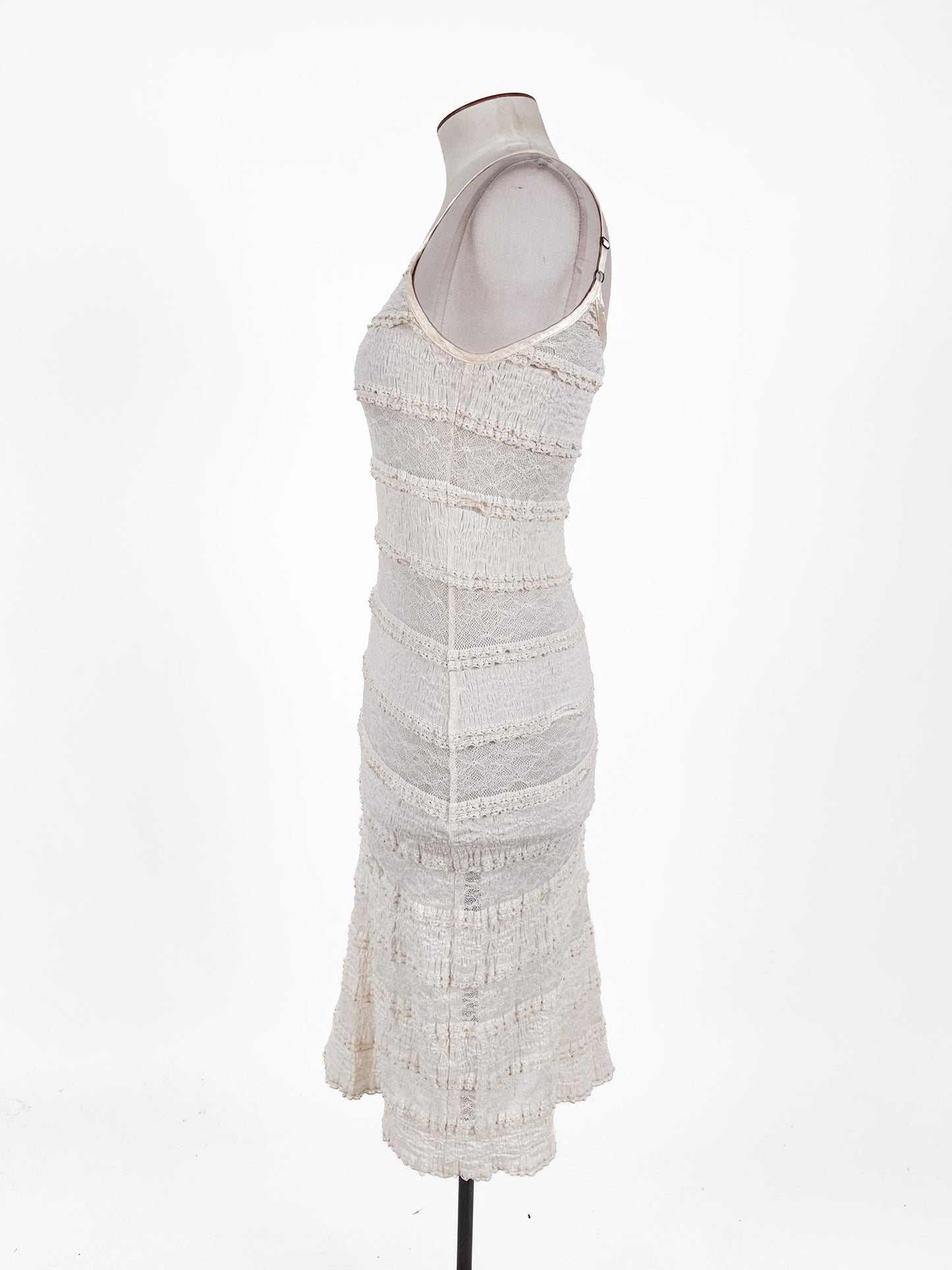 Bettie Monroe | White Casual/Cocktail Dress | Size M