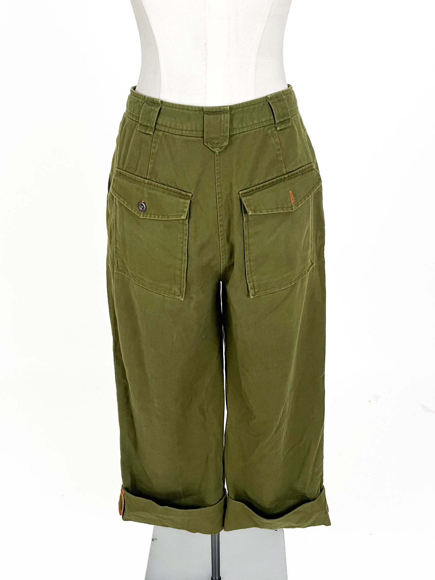 ASOS | Green Cropped Pants | Size 6