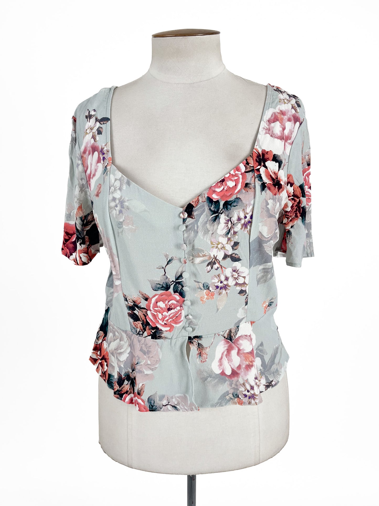 Forever New | Multicoloured Casual Top | Size 14