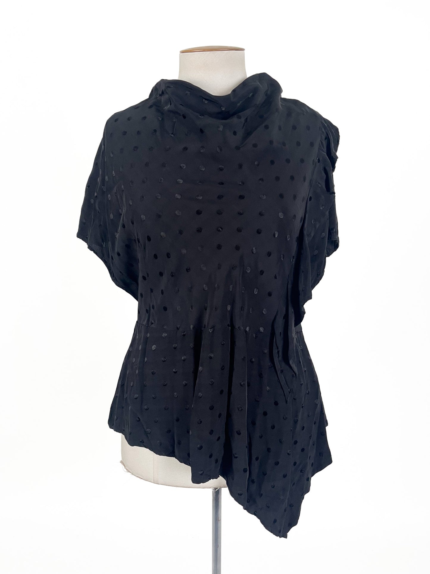 Issac + Lulu - Black Blouse (Size 14)