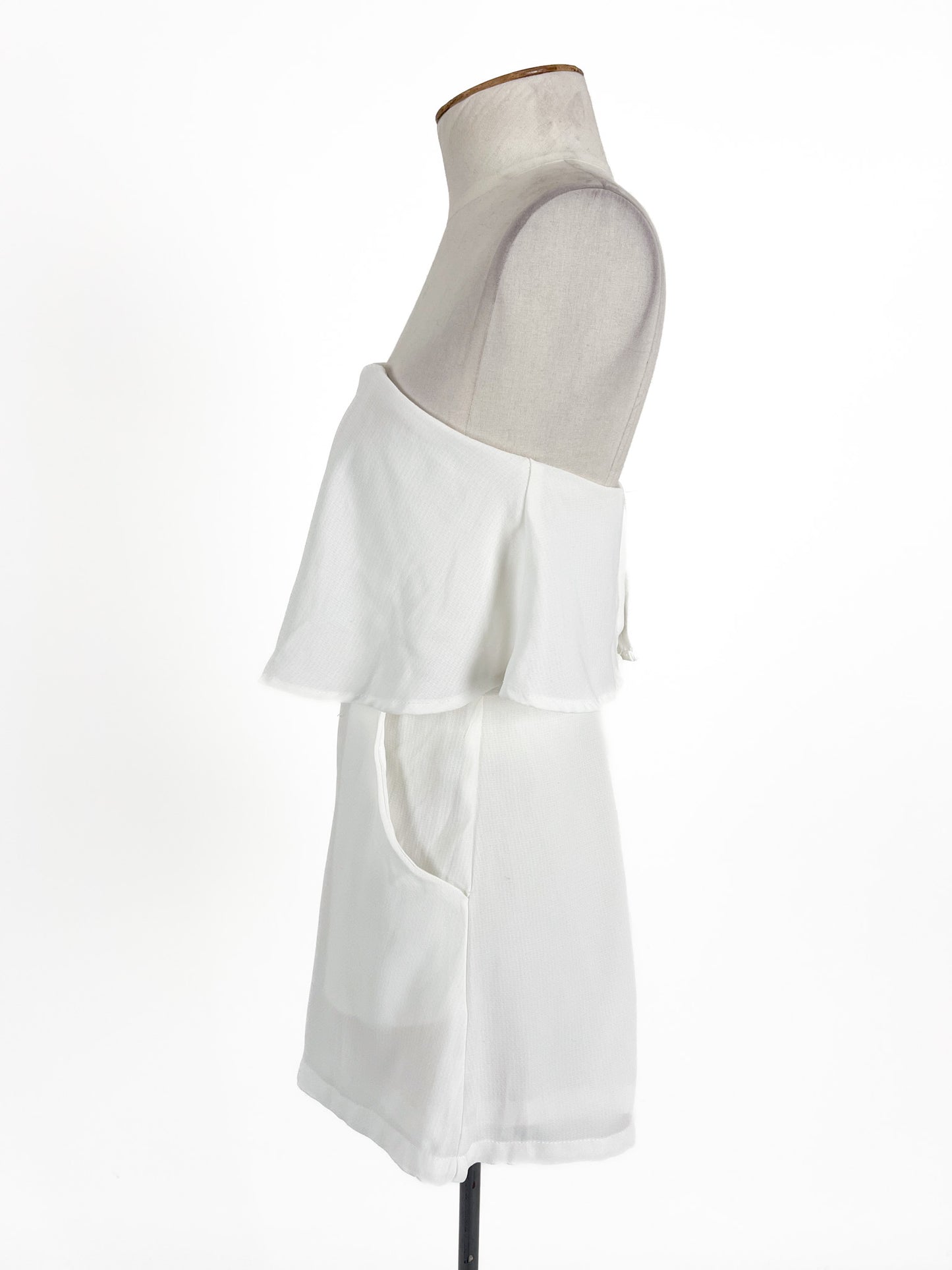 Showpo | White Casual Playsuit | Size 6