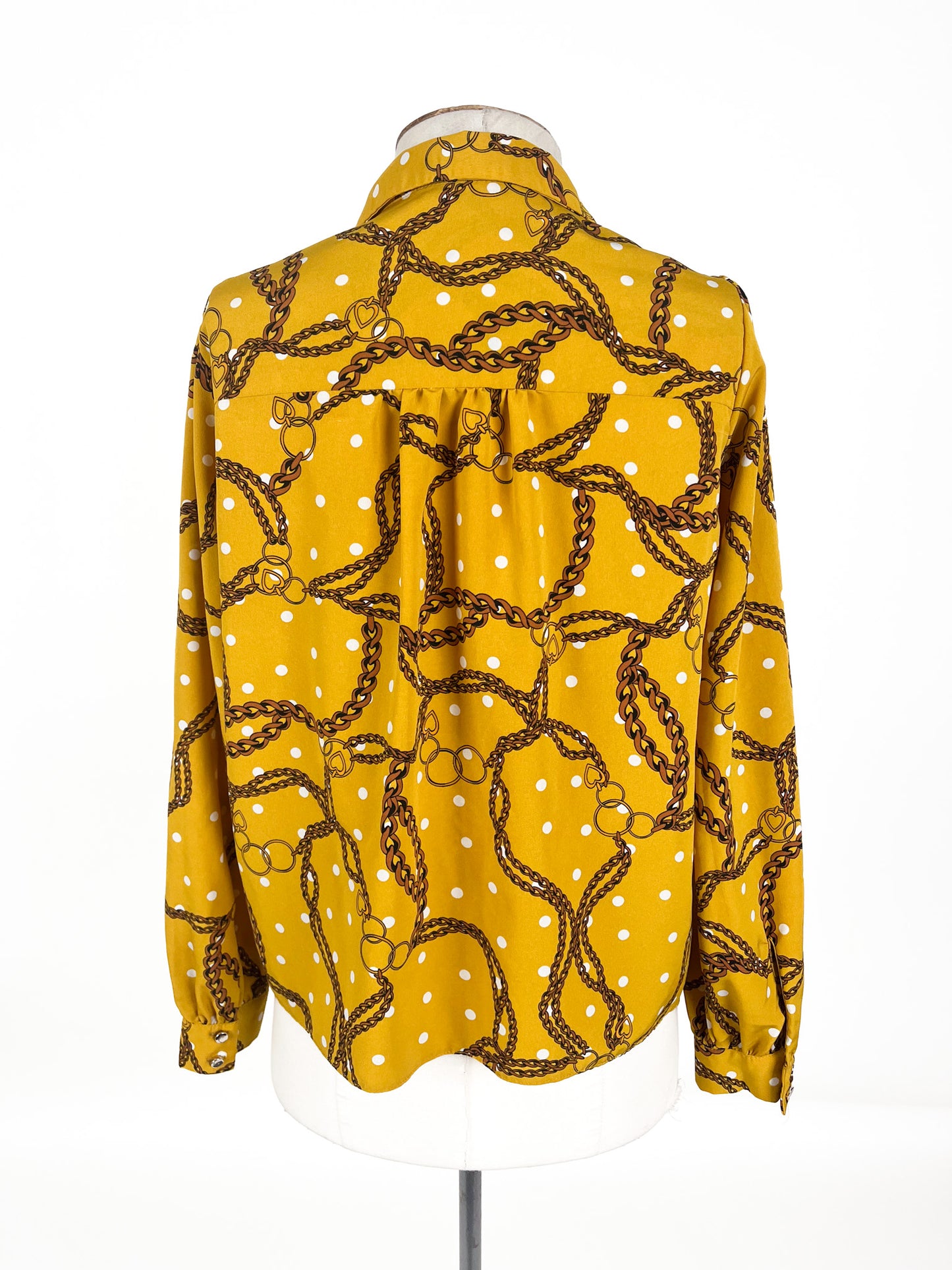 Dorothy Perkins - Gold Blouse (Size 10)