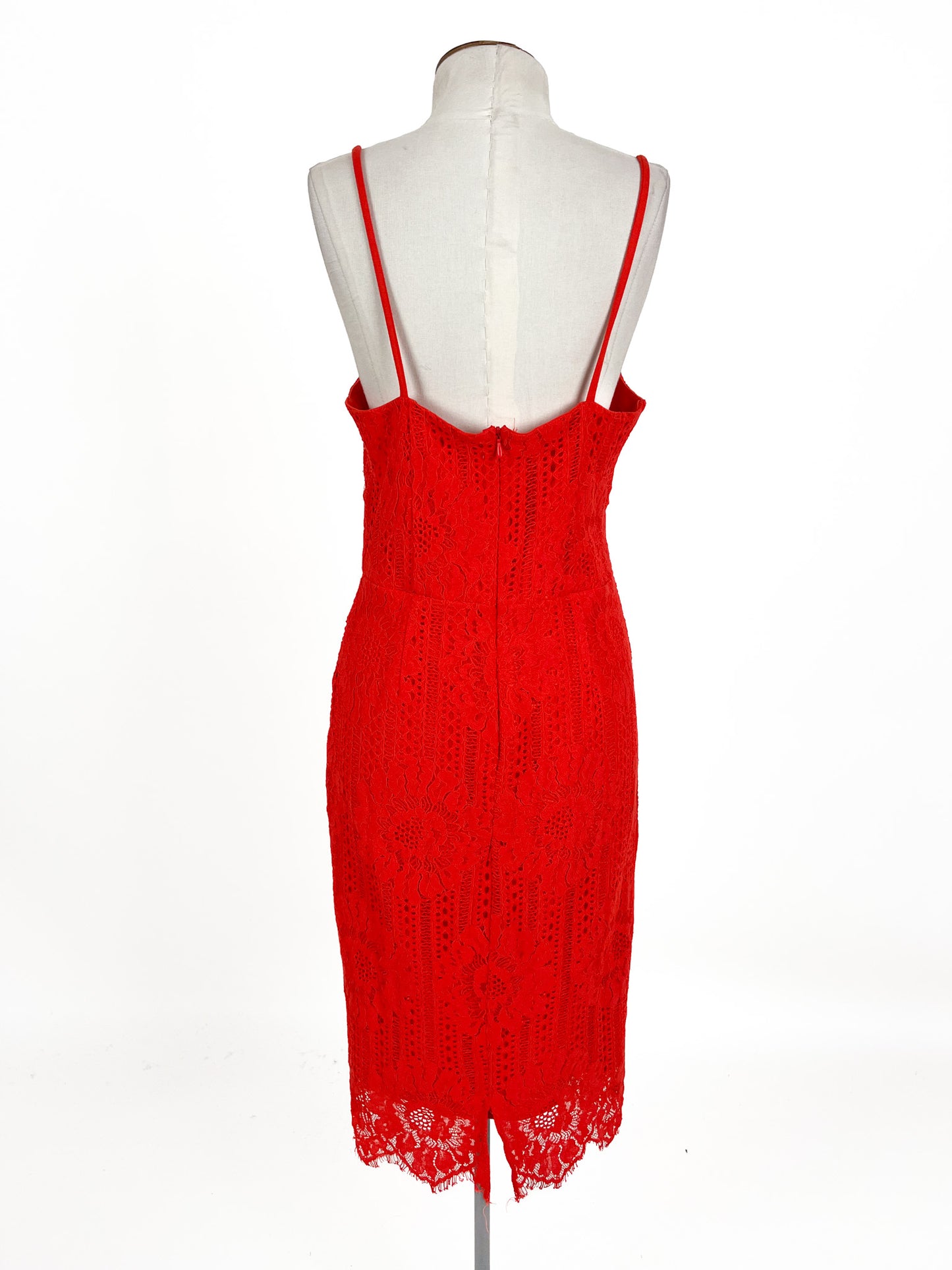 Atmos & Here | Red Cocktail Dress | Size 10