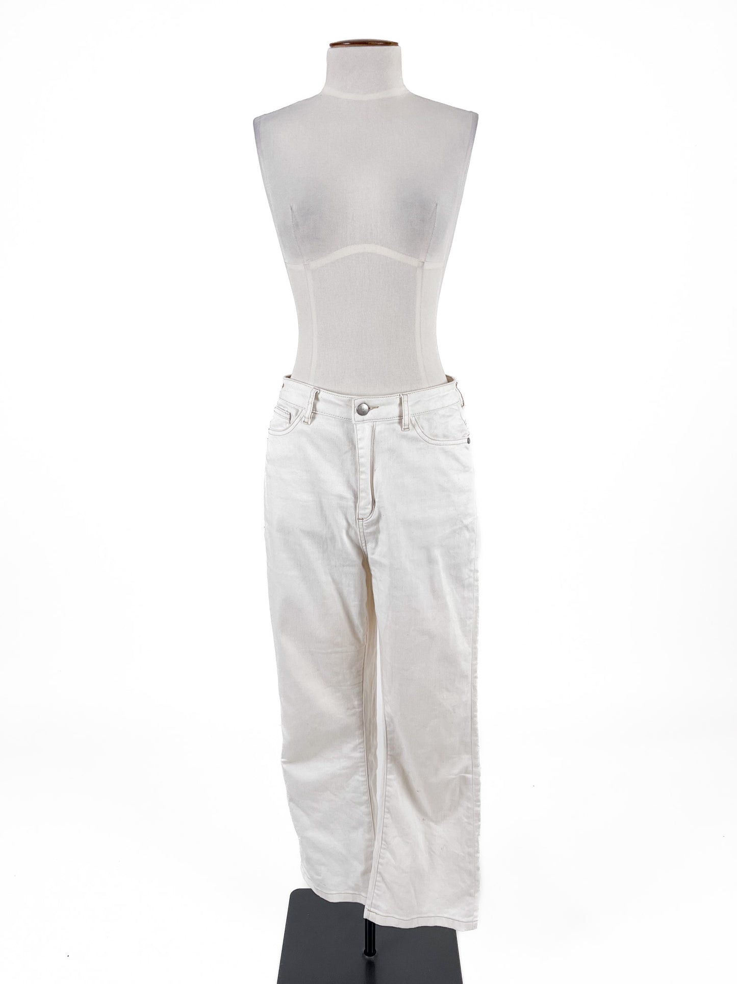 Moochi | White Casual Jeans | Size 8