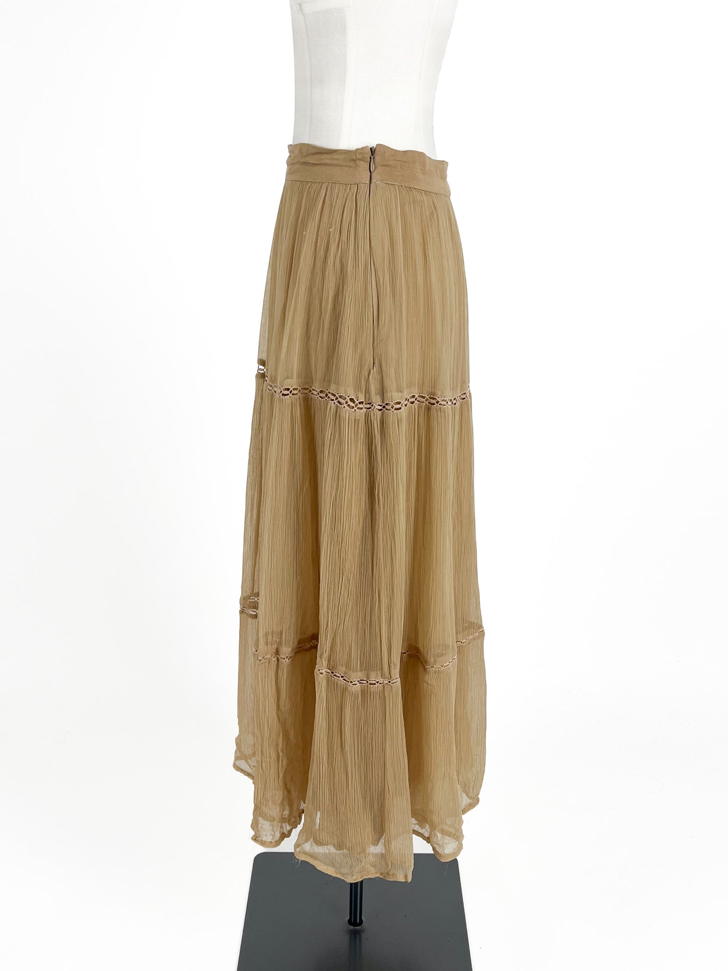 Tigerlily | Beige Cocktail/Workwear Skirt | Size 8