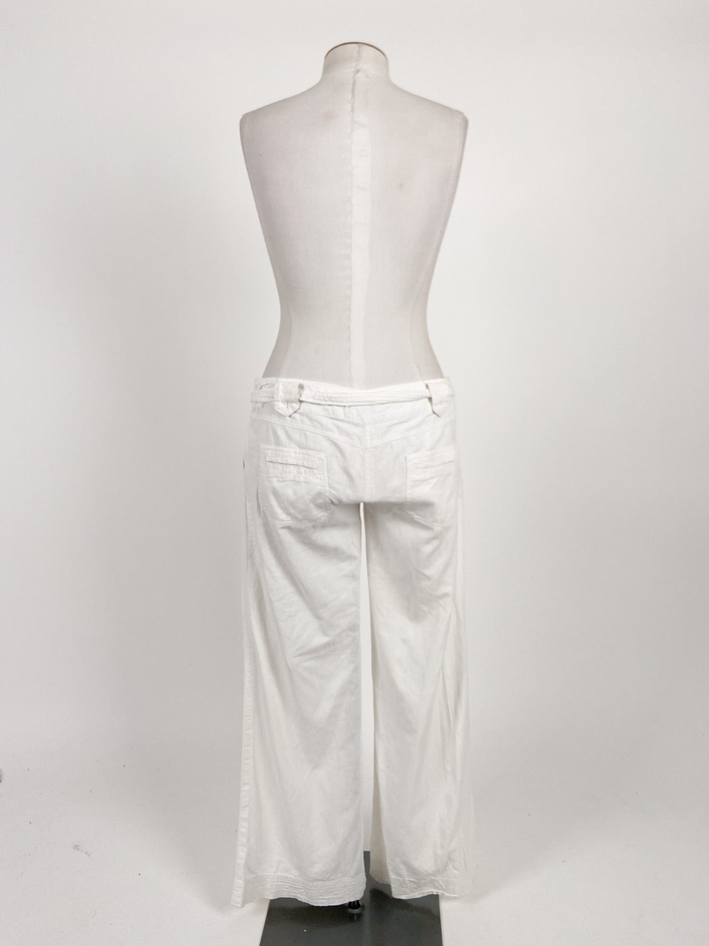 Topshop | White Cargo Pants | Size 12