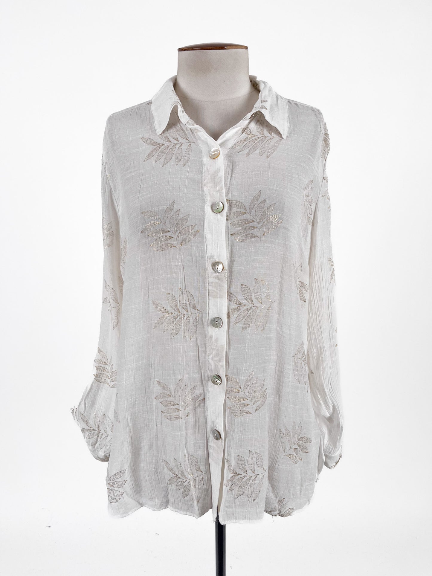 Ella J | White Casual Top | Size 12