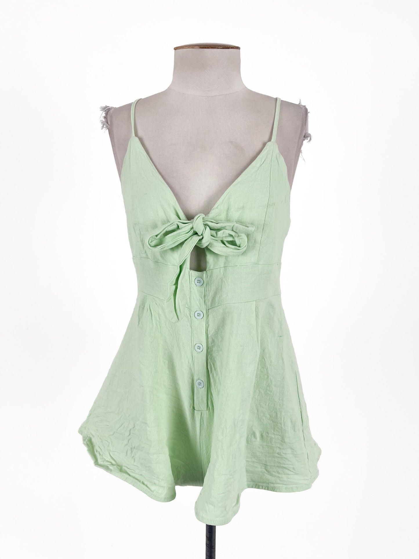 Missguided | Green Casual Playsuit | Size 12