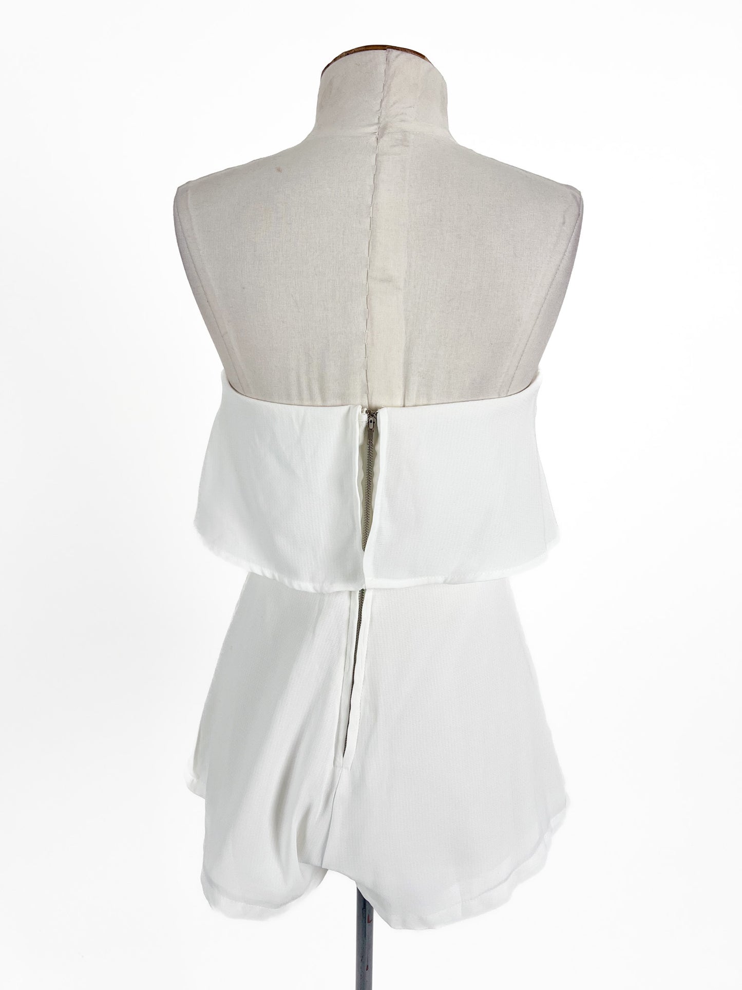 Showpo | White Casual Playsuit | Size 6