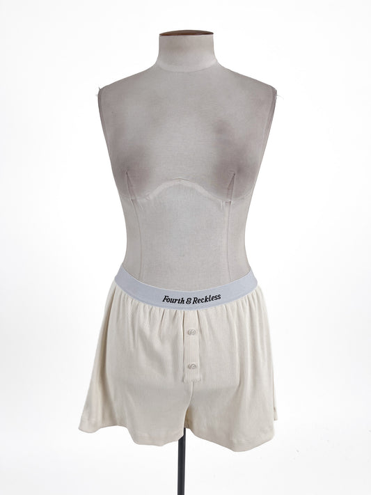 4th & Reckless | White Casual Shorts | Size M