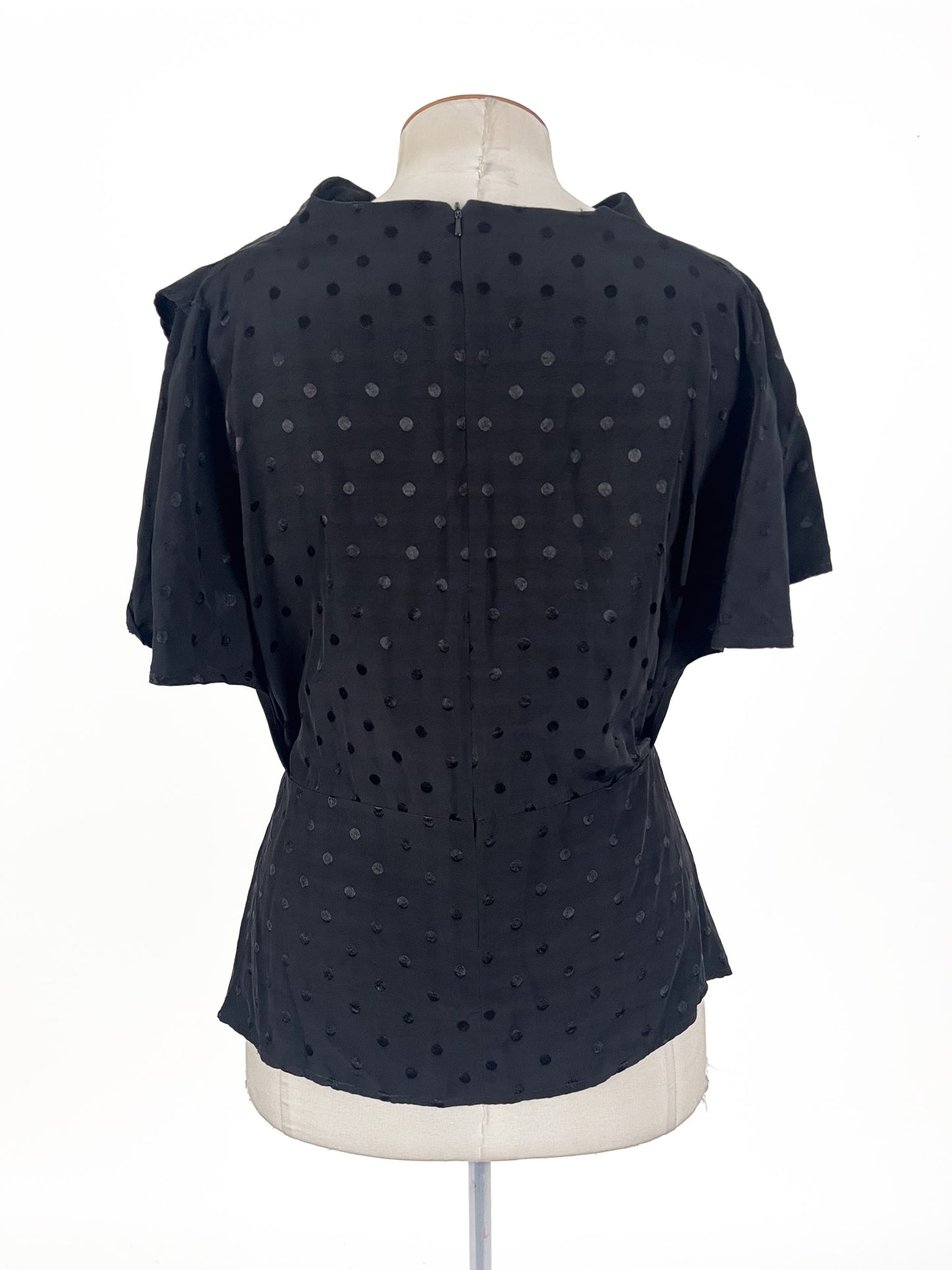 Issac + Lulu - Black Blouse (Size 14)