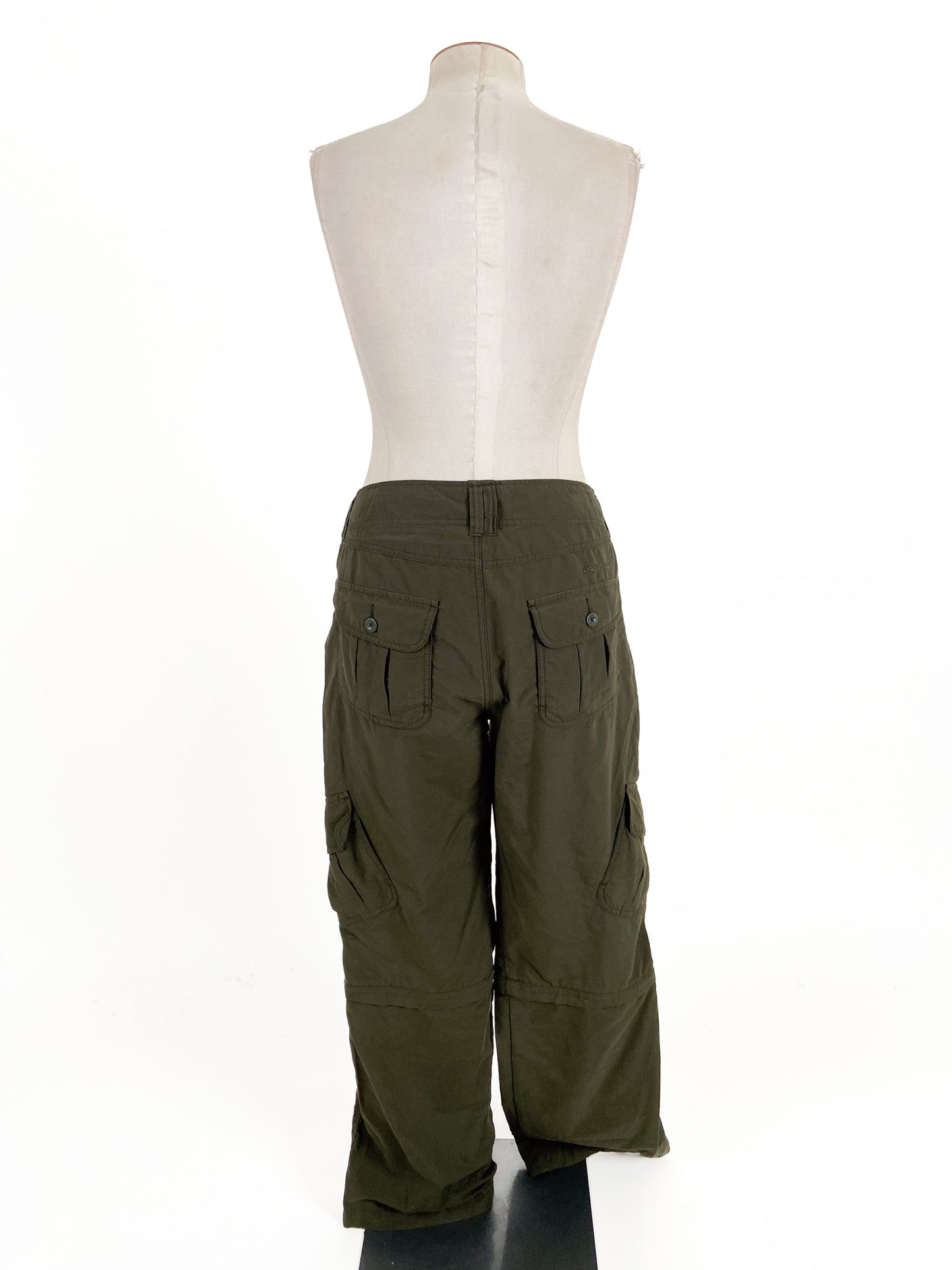 Kathmandu | Green Cargo Low waisted Pants | Size 16