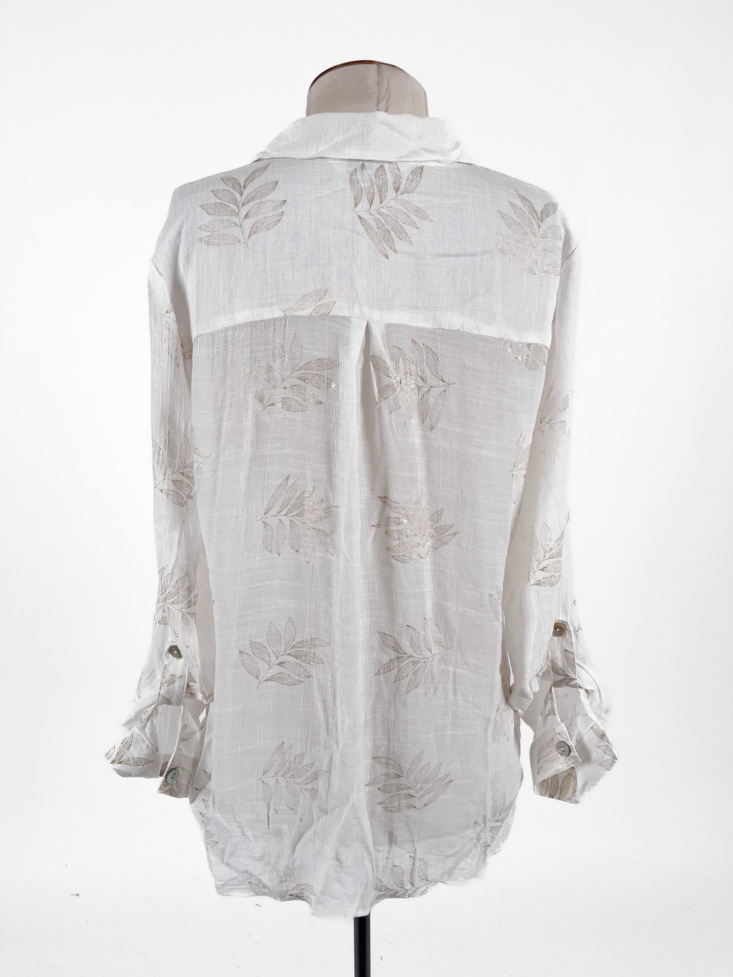 Ella J | White Casual Top | Size 12