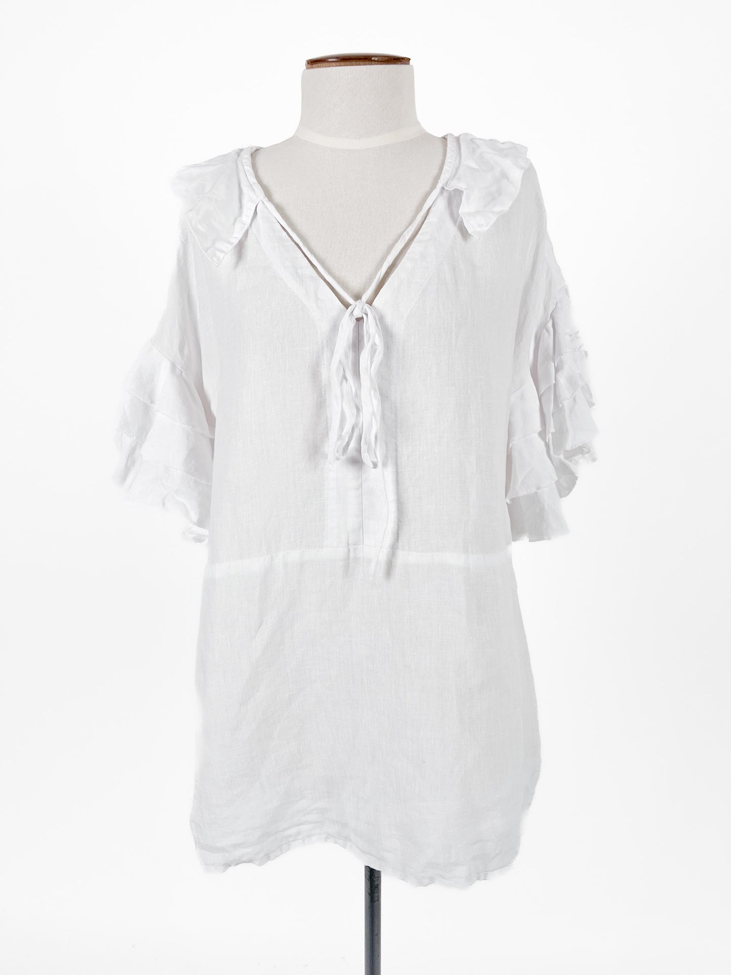 Zephyr | White Casual Top | Size S