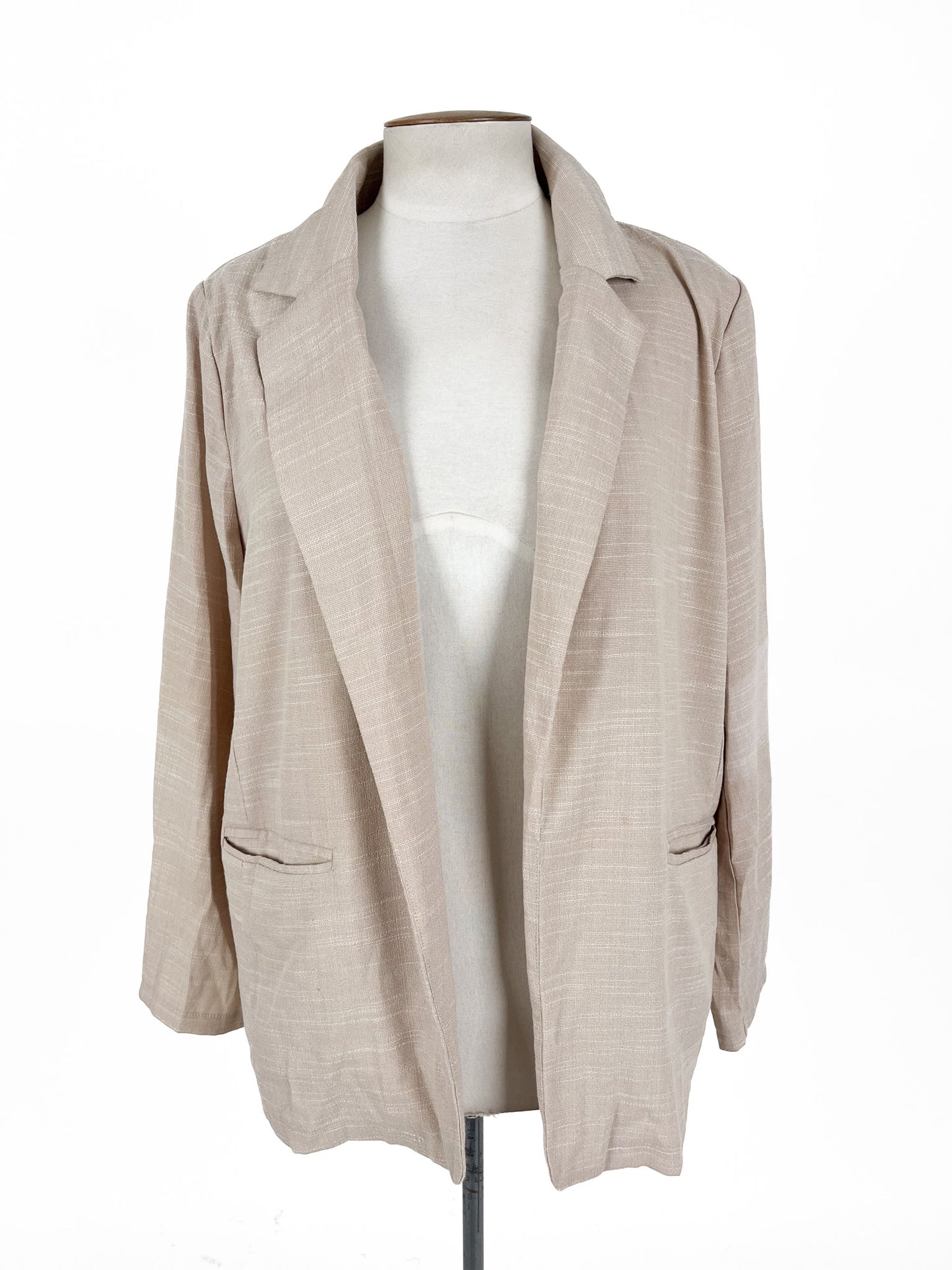 Mirrou | Beige Casual/Workwear Jacket | Size 14